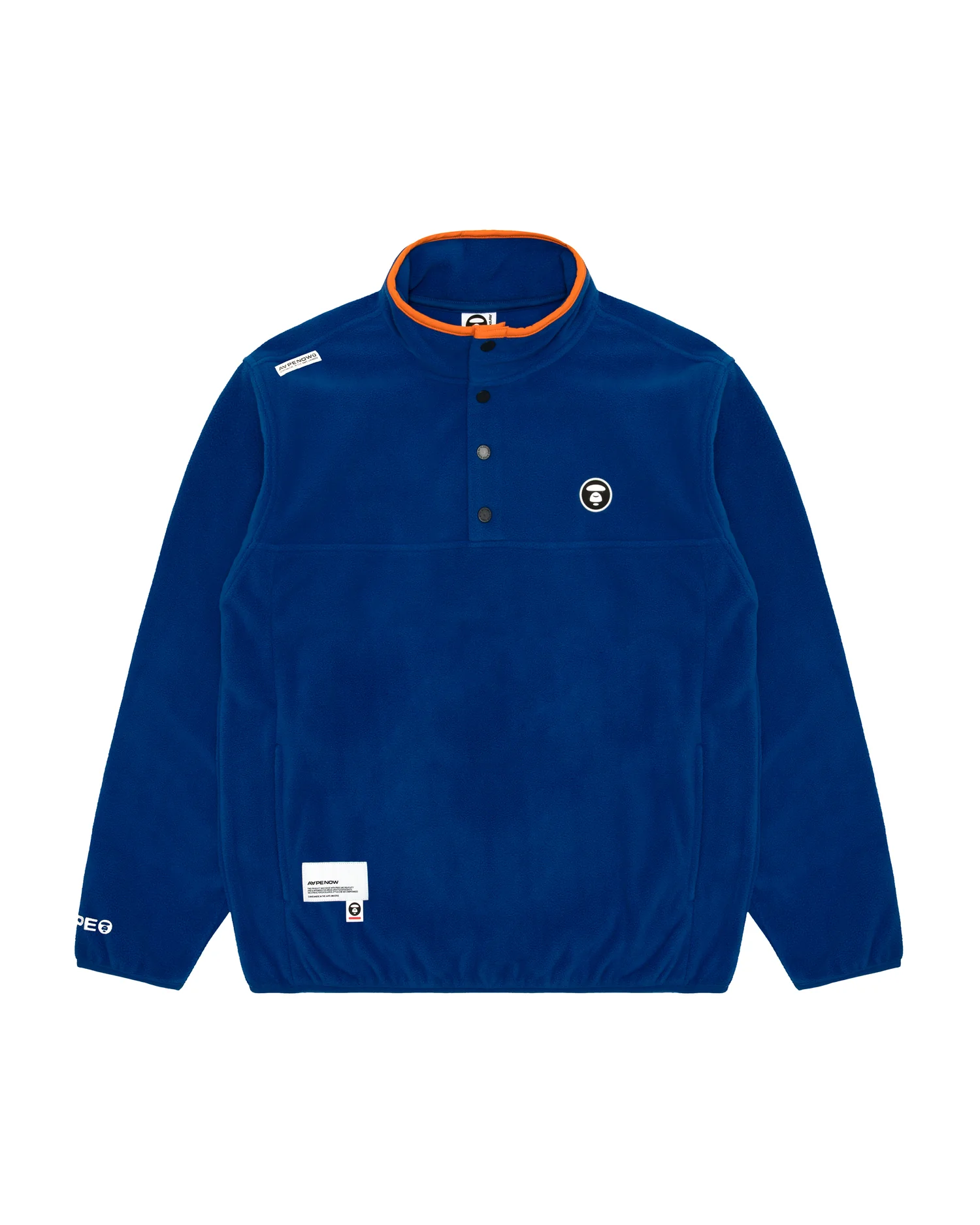 Moonface half-button fleece sweatshirt - Image 6