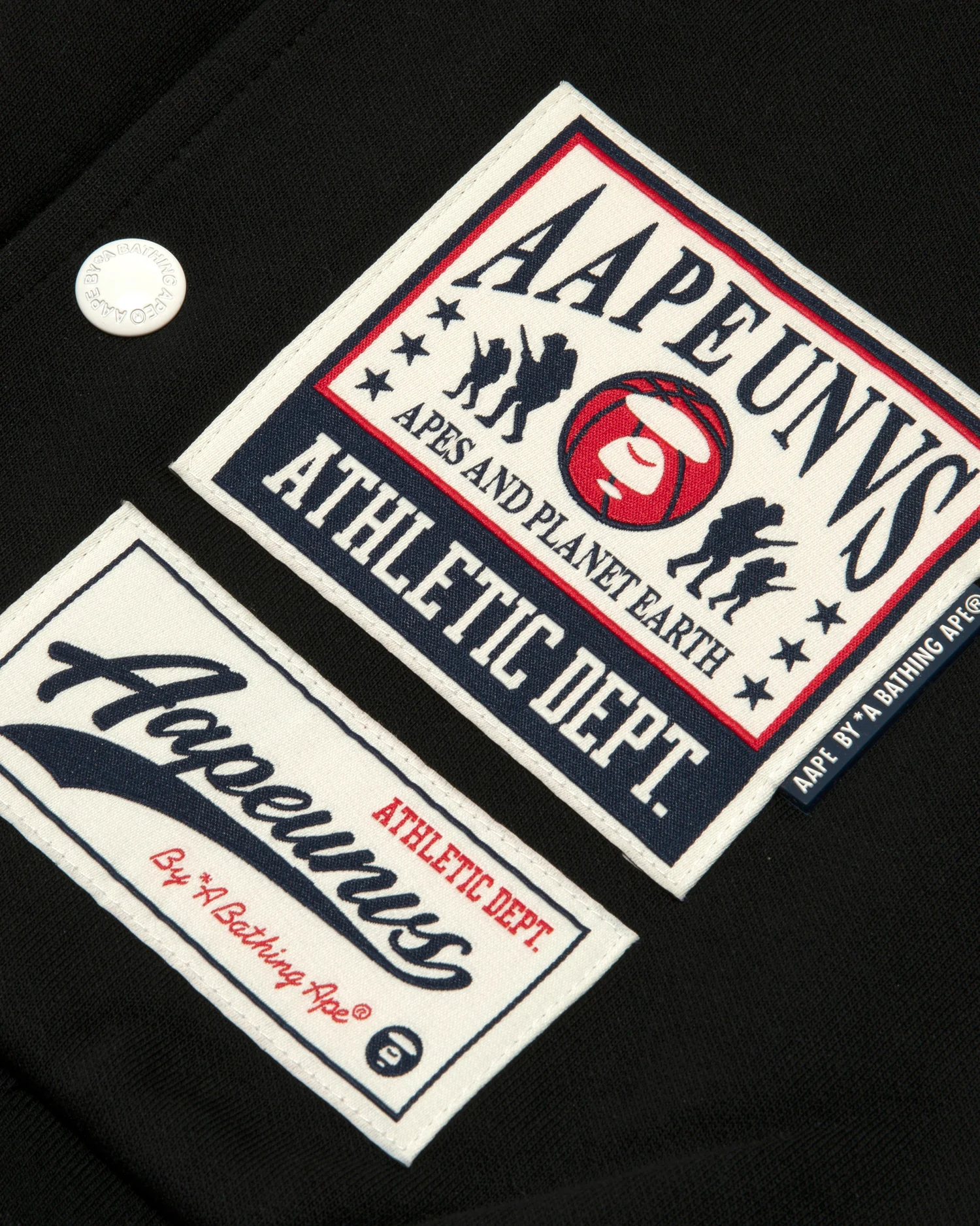Moonface hooded baseball jacket - Image 3