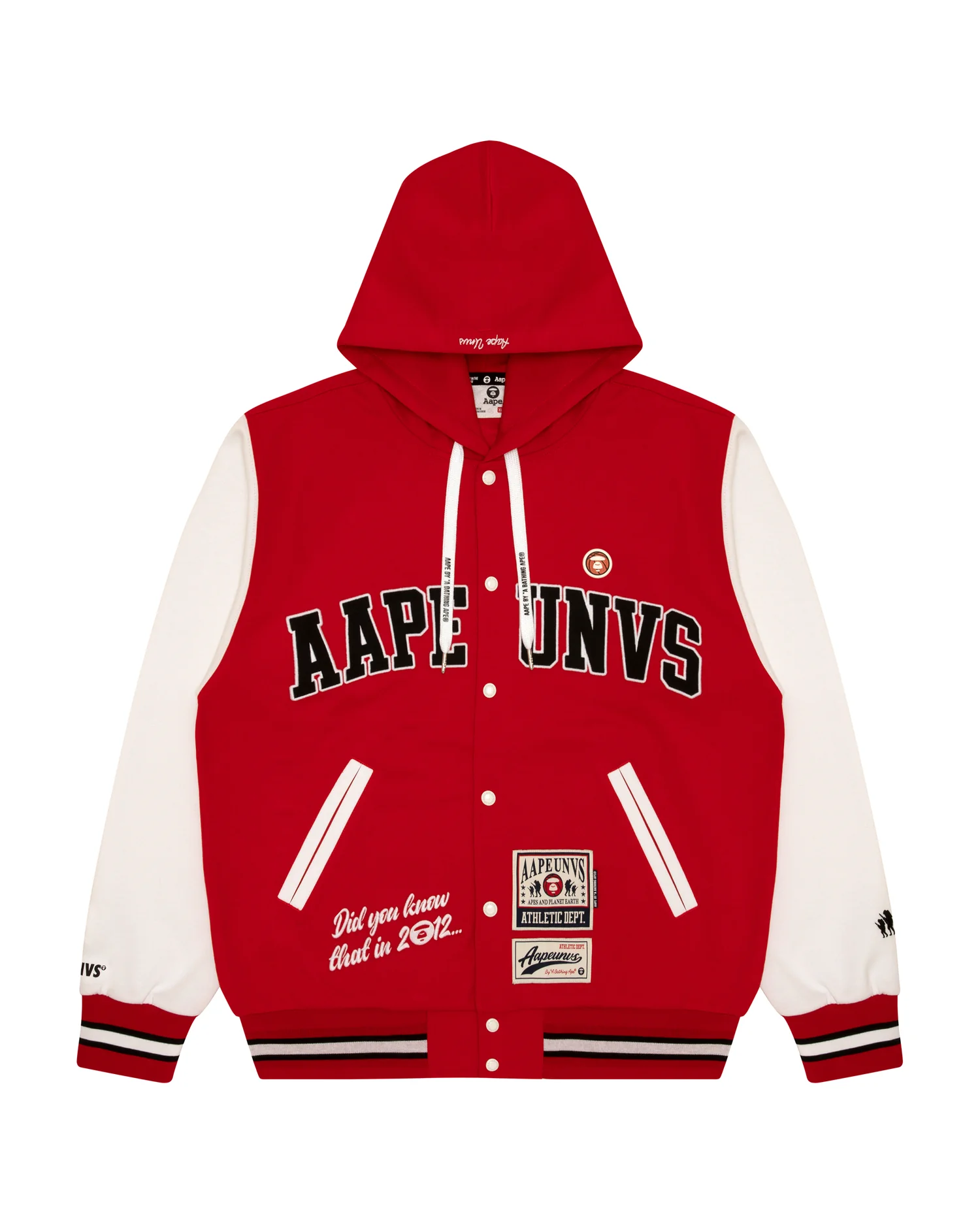 Moonface hooded baseball jacket - Image 6
