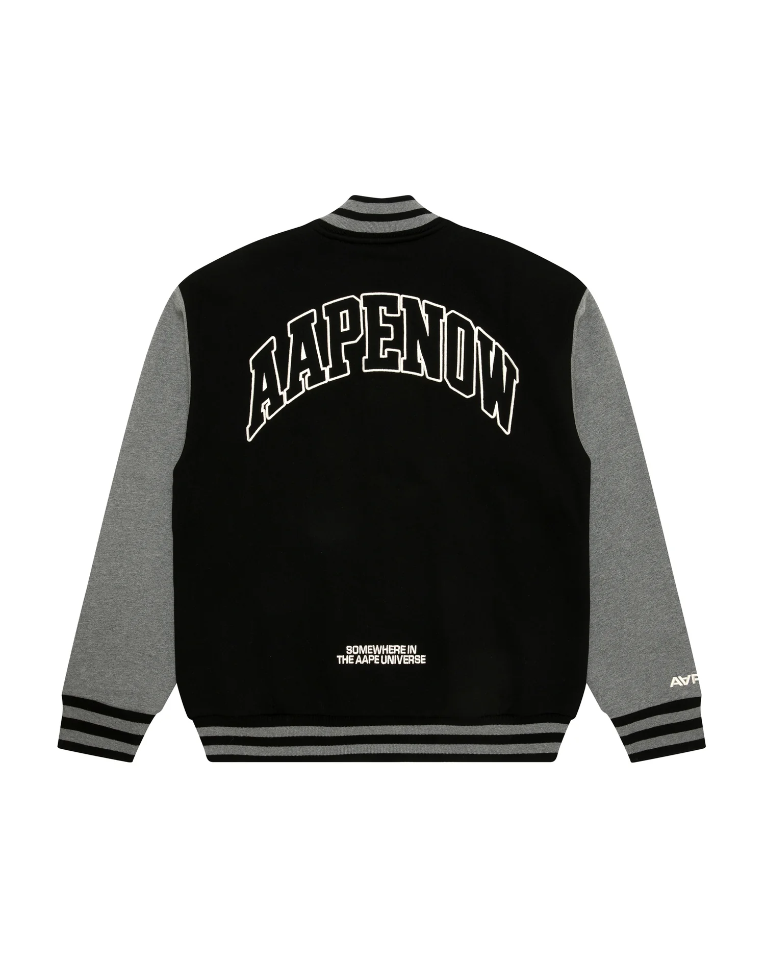 AAPENOW moonface logo baseball jacket - Image 2