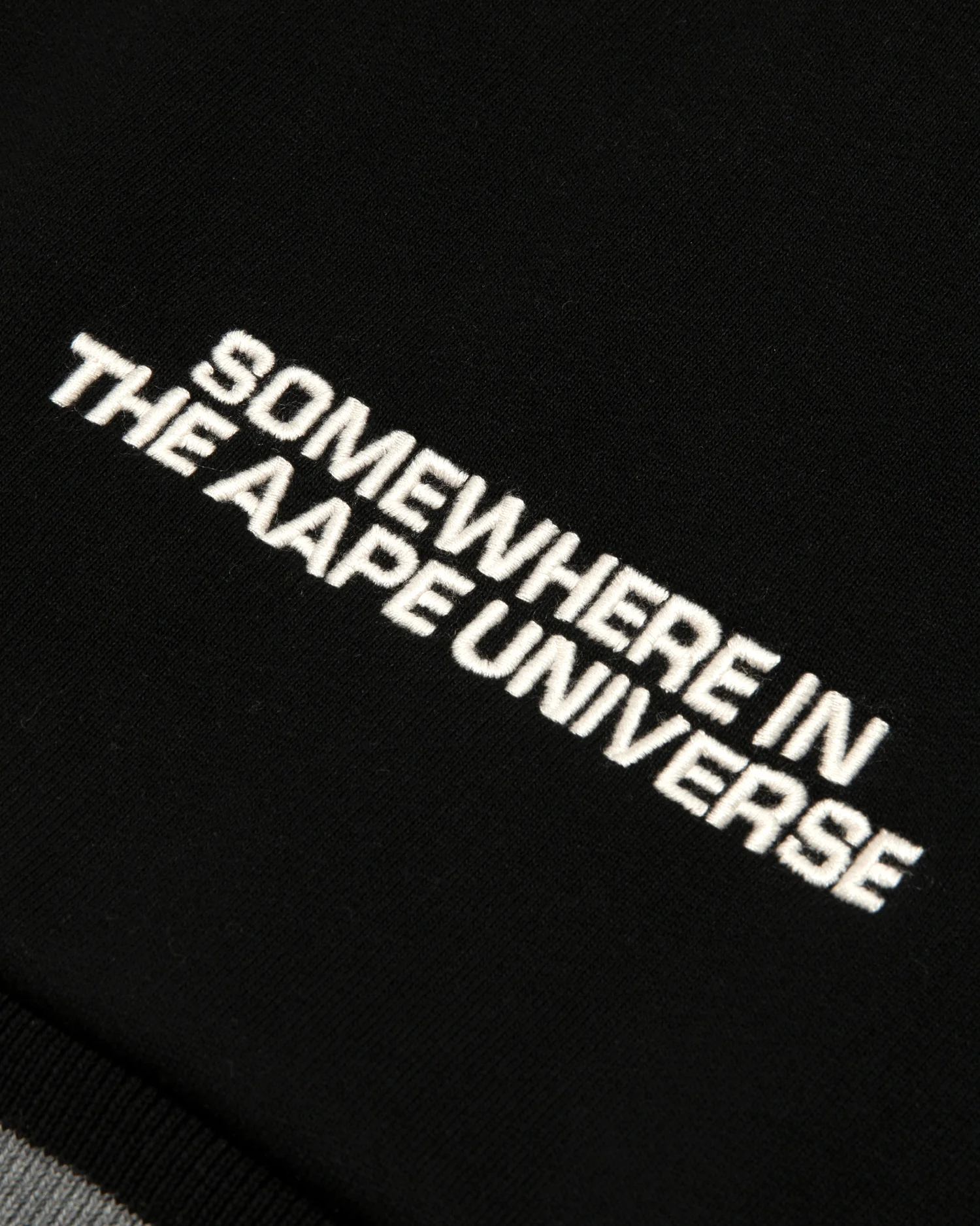 AAPENOW moonface logo baseball jacket - Image 3