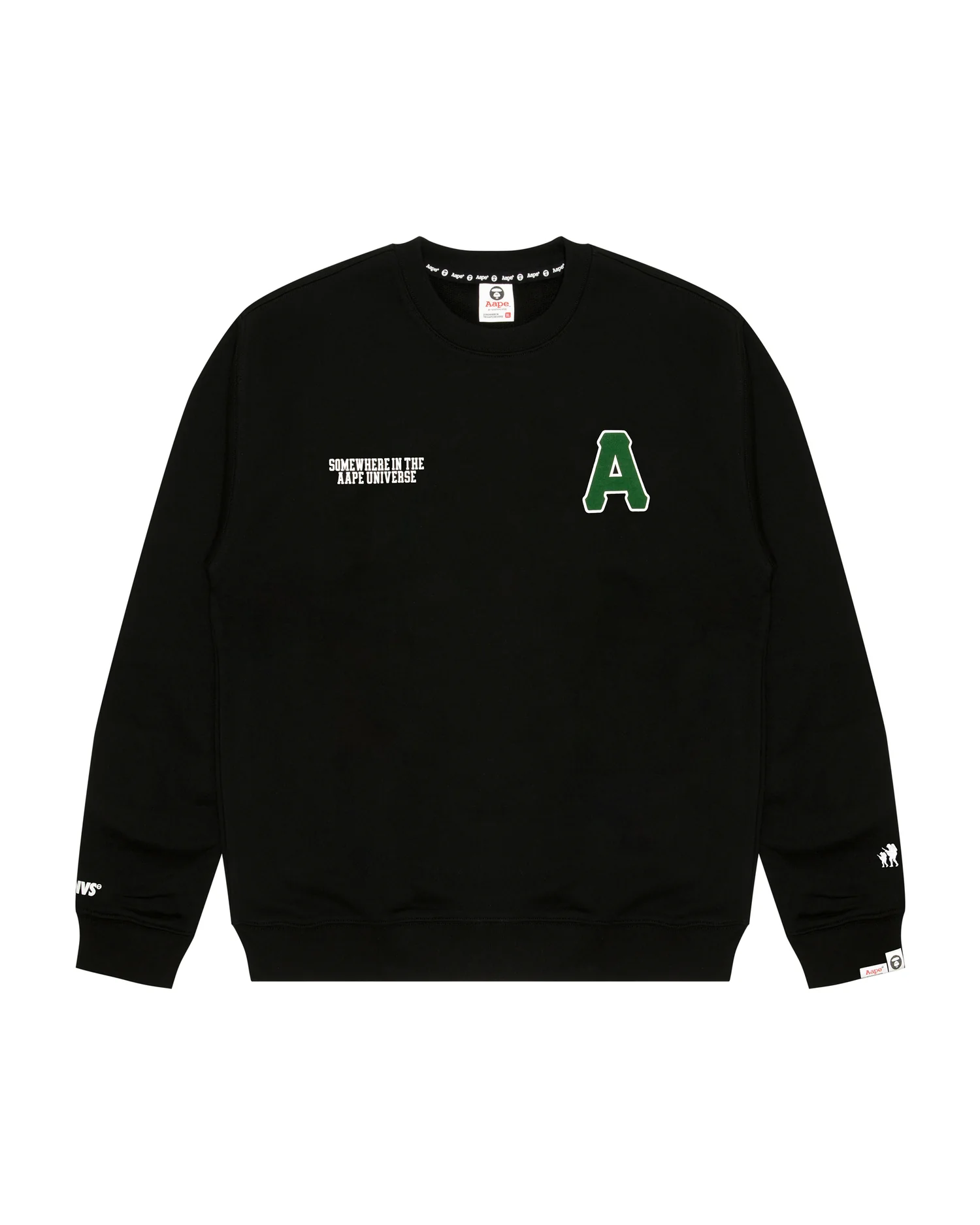 Letter logo crew neck sweatshirt