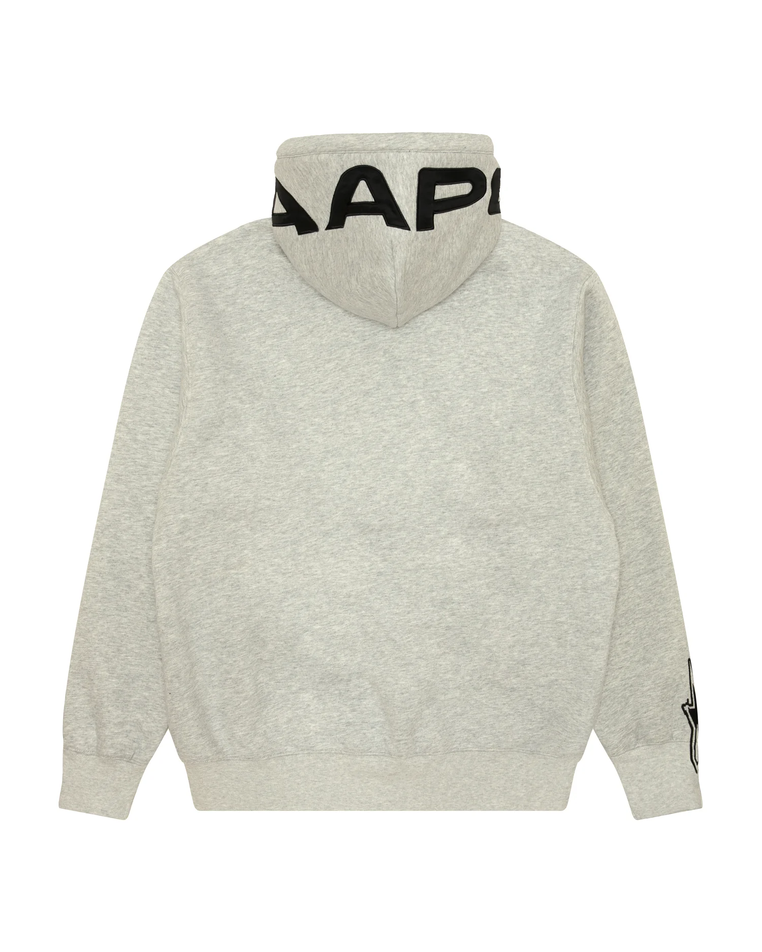 Moonface logo patch zip-up hoodie - Image 2