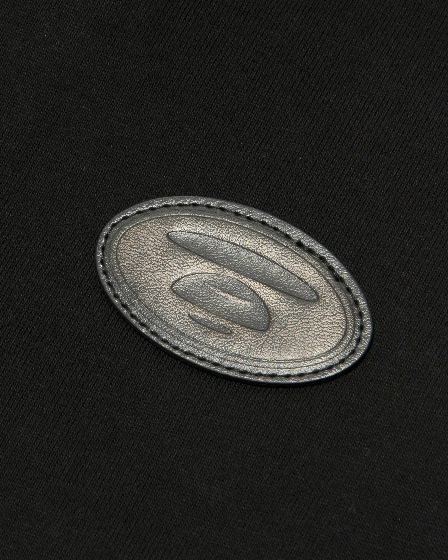 Moonface logo patch zip-up hoodie - Image 4