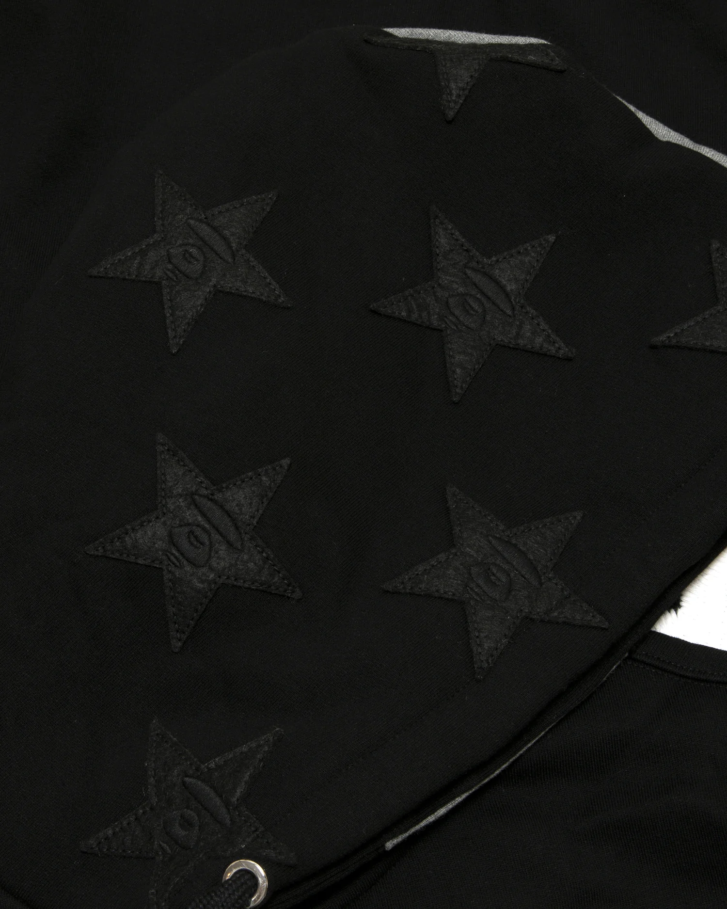 Moonface logo hooded varsity jacket - Image 3