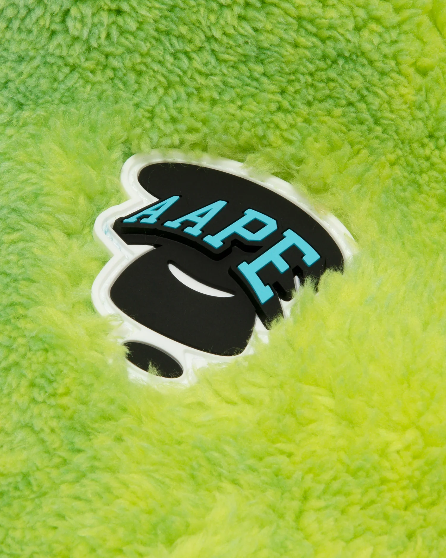 Moonface logo gradient zip-up fleece hoodie - Image 6