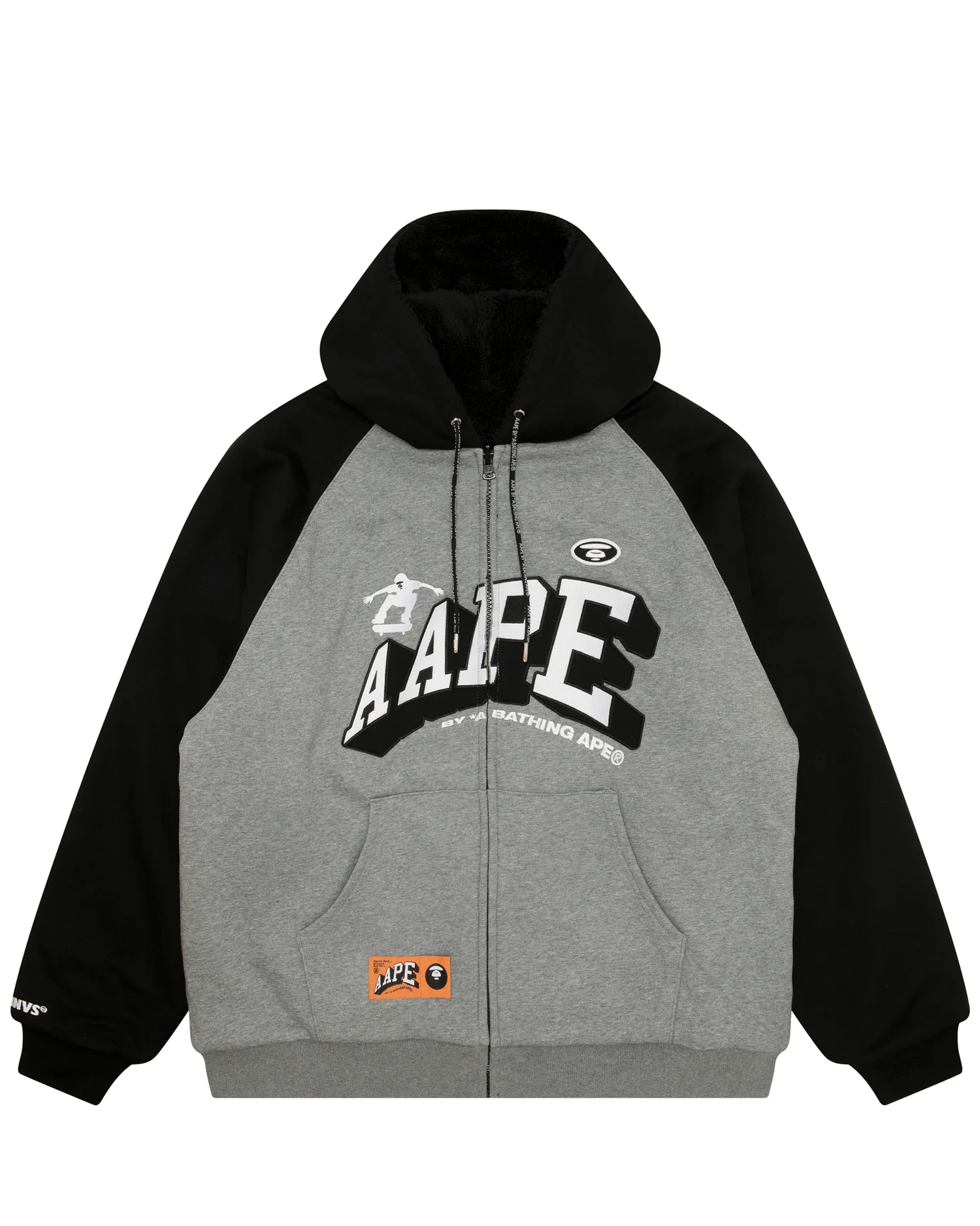Moonface logo zip-up hoodie - Image 3