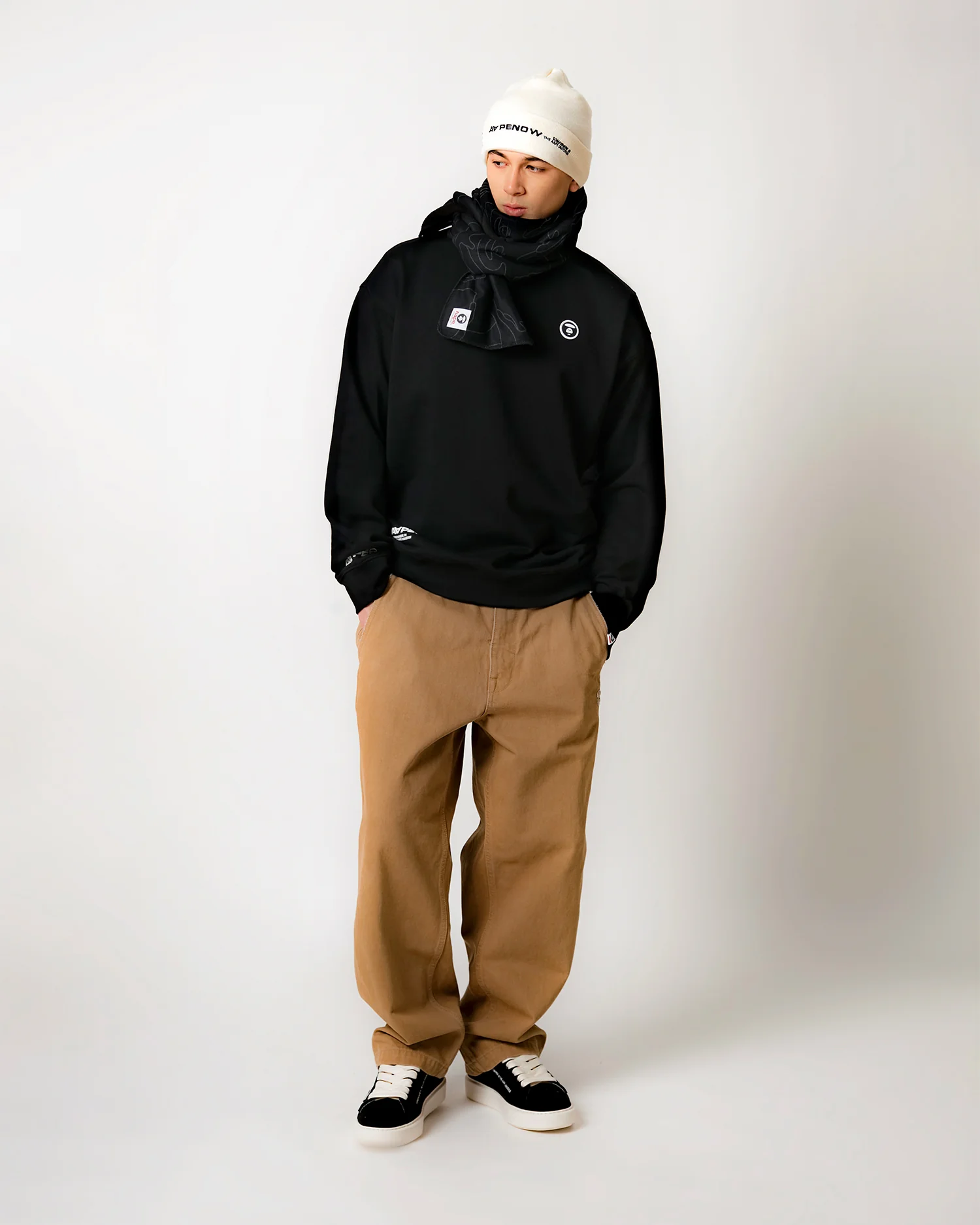 AAPENOW moonface logo sweatshirt - Image 2