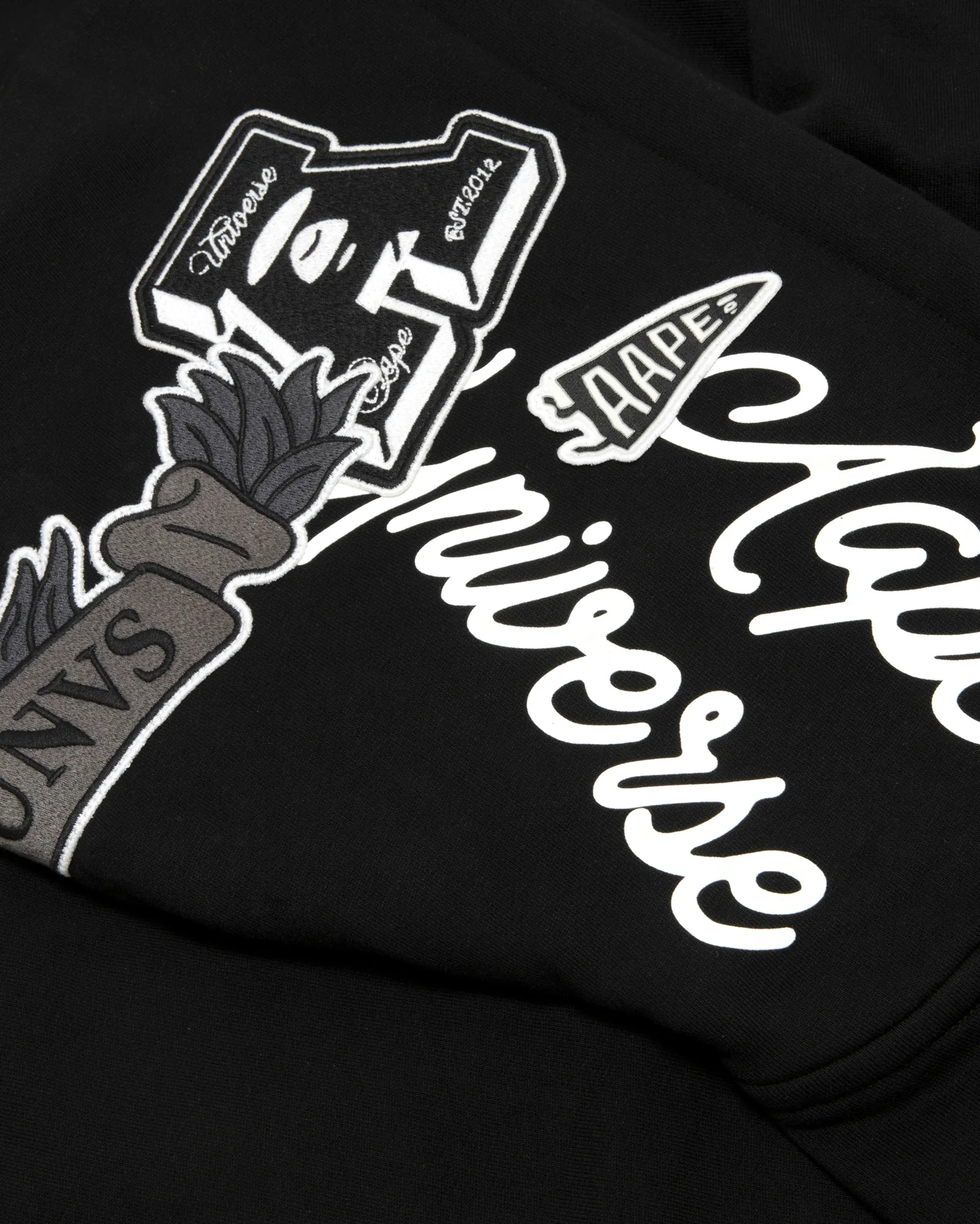 AAPEUNVS moonface zip-up hoodie - Image 3