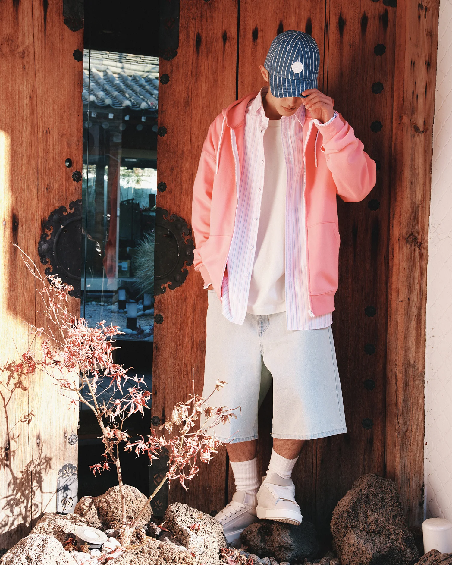 AAPENOW heart moonface zip-up hoodie - Image 7