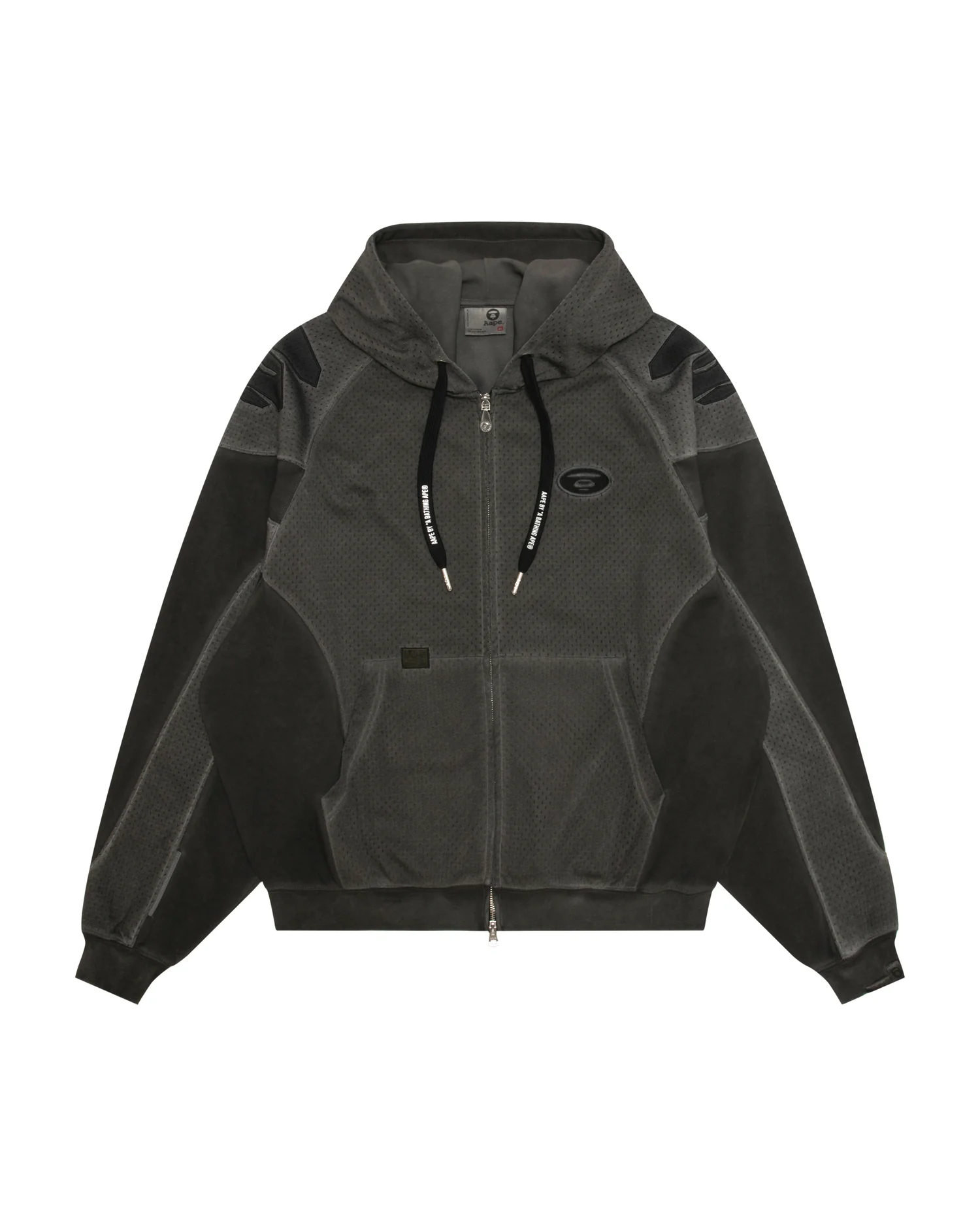 Moonface zip-up hoodie