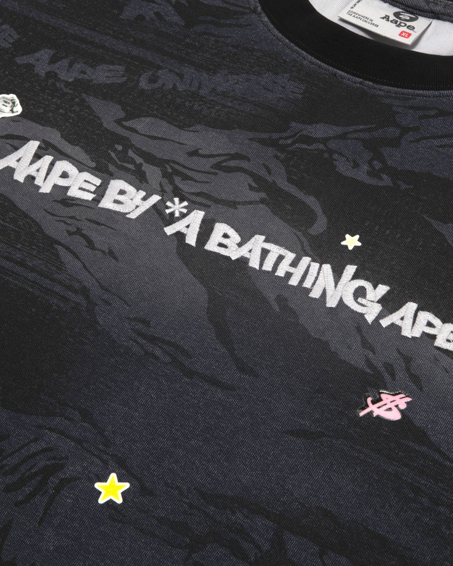 Sticker print crew neck sweatshirt - Image 3