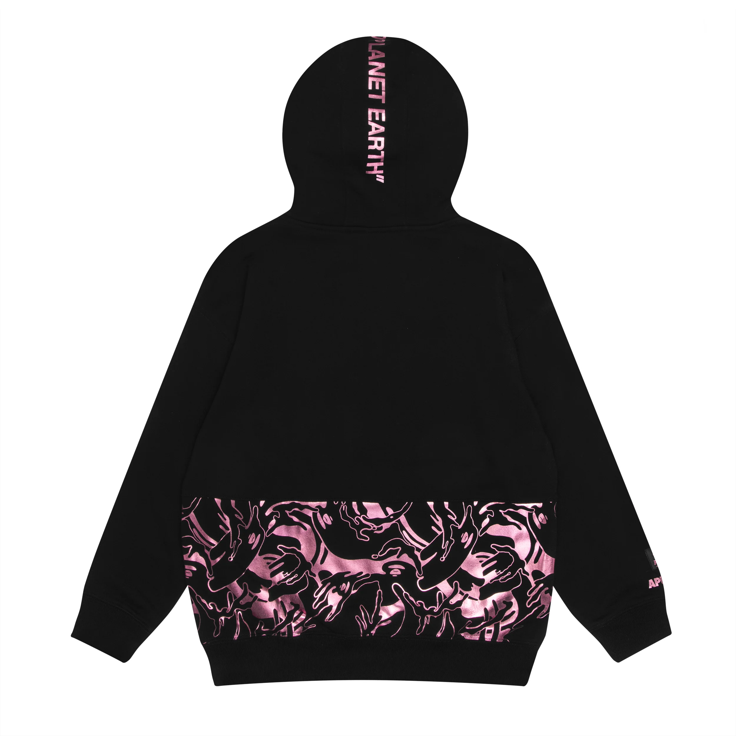 Quarter zip panel camo hoodie - Image 2