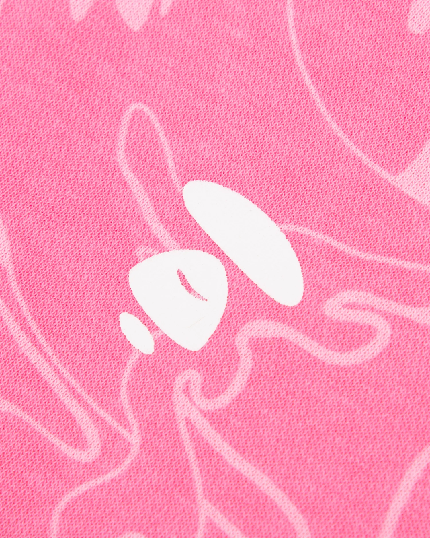 Moonface patterned cropped hoodie - Image 3