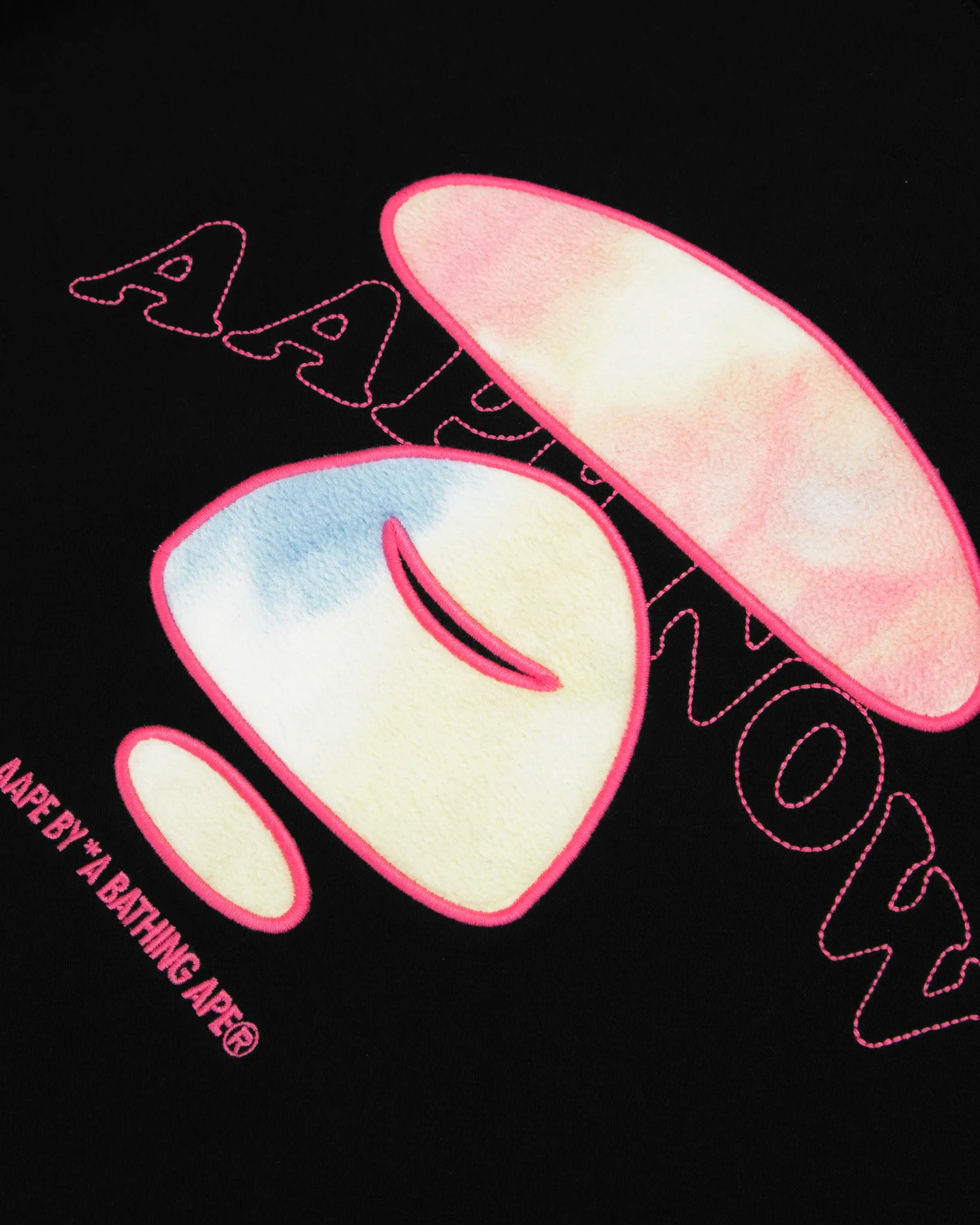 Moonface embroidered hoodie - Image 3