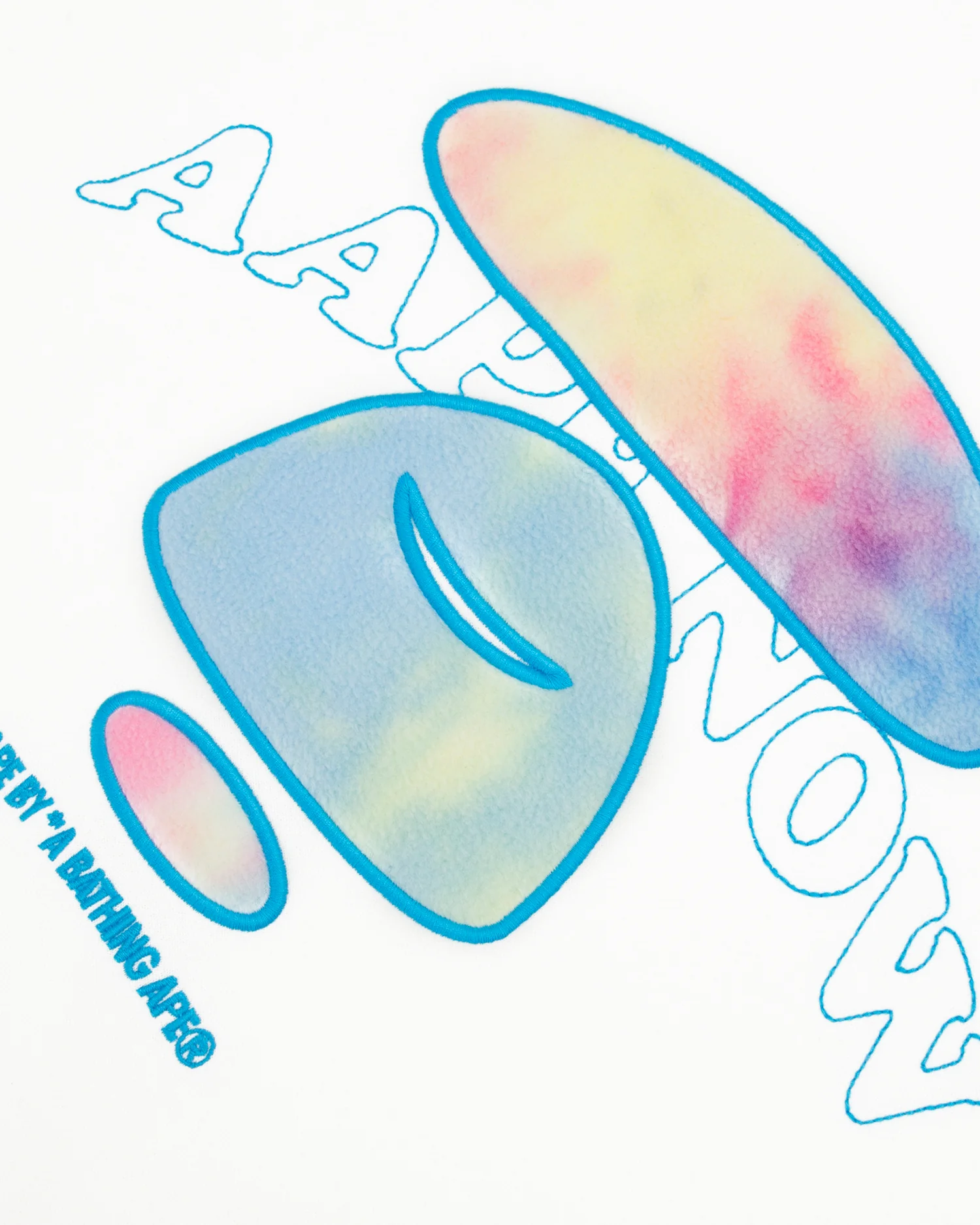 Moonface embroidered hoodie - Image 8