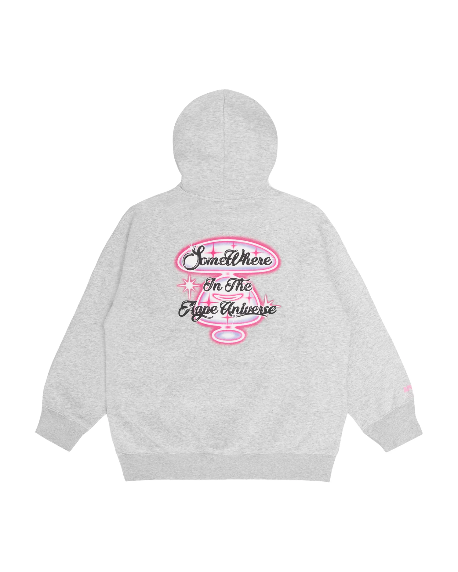 Moonface graphic print hoodie - Image 2
