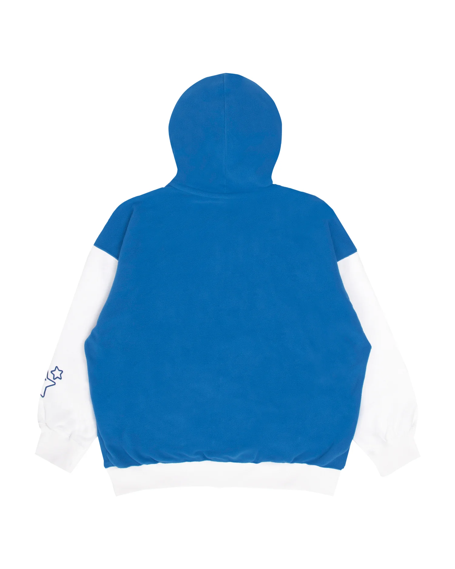 Moonface panelled fleece zip-up hoodie - Image 7