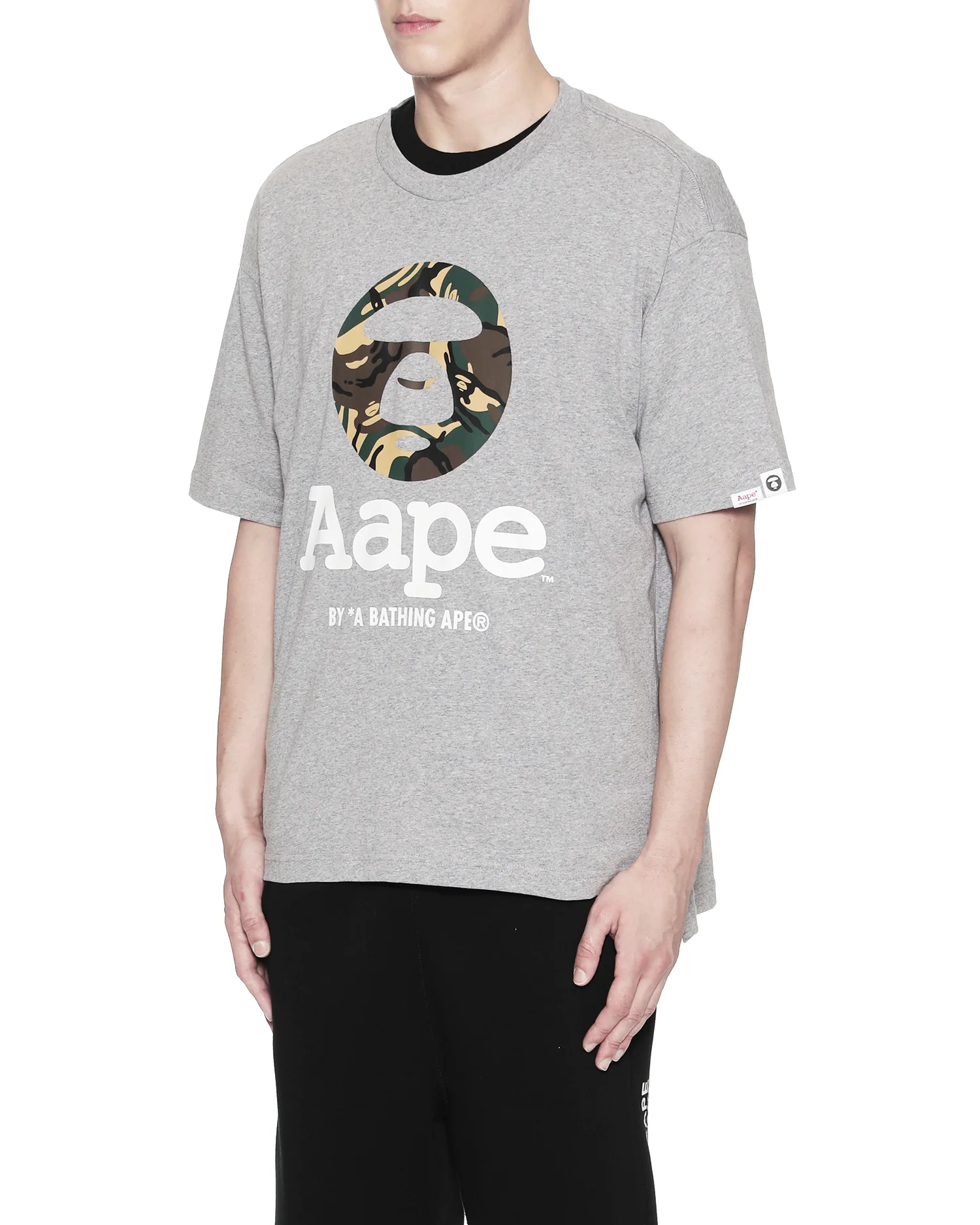 Drop hem logo print tee - Image 10