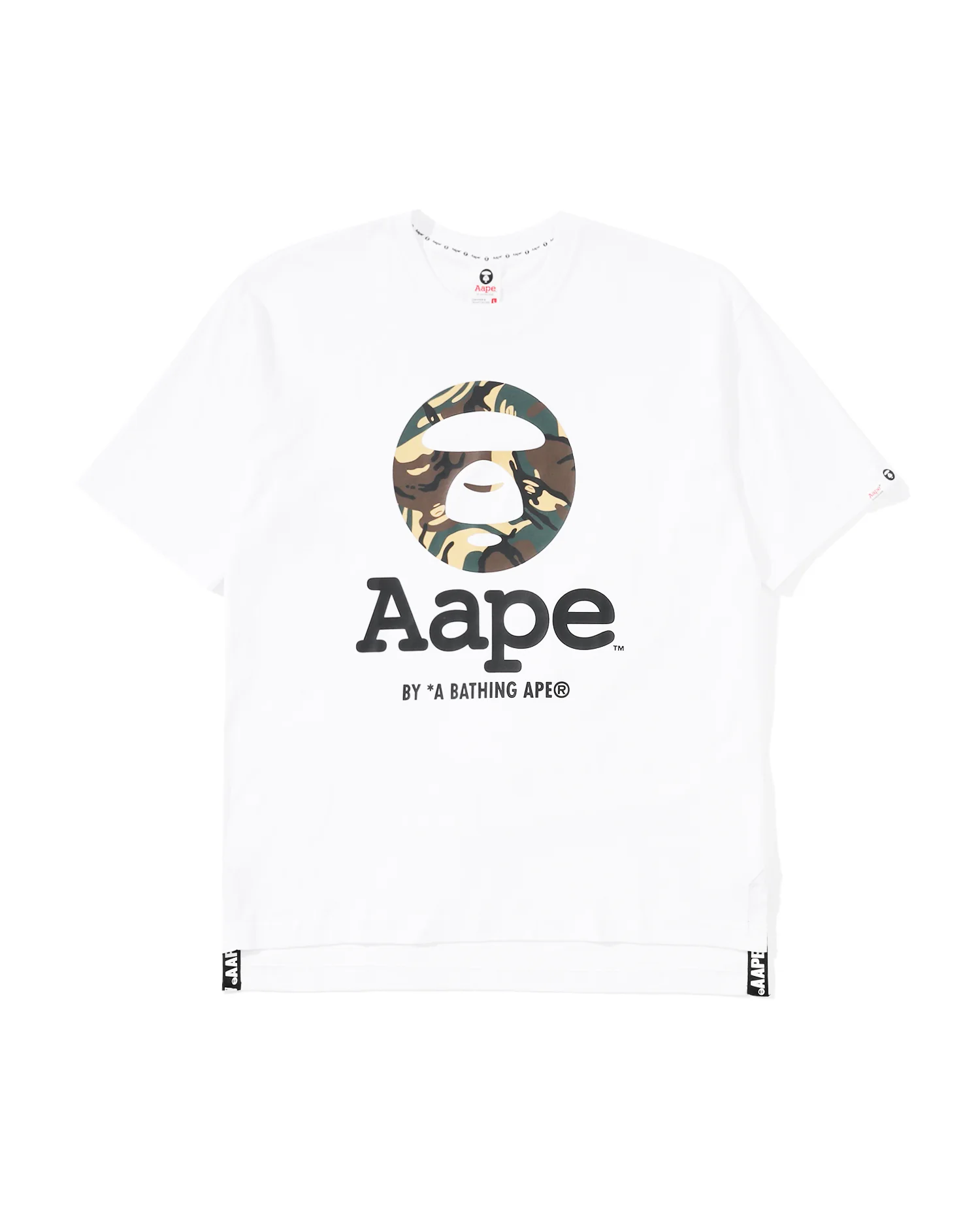 Drop hem logo print tee - Image 15