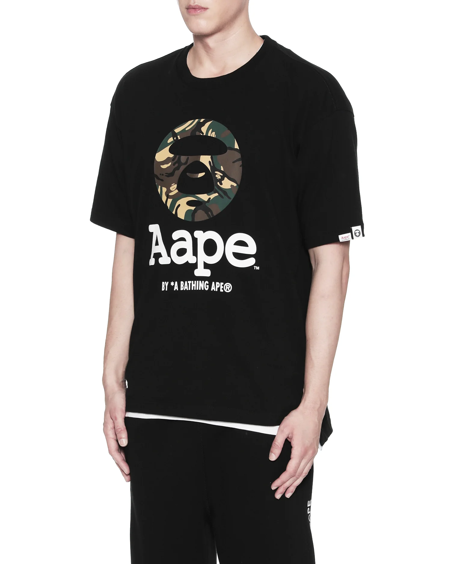 Drop hem logo print tee - Image 3
