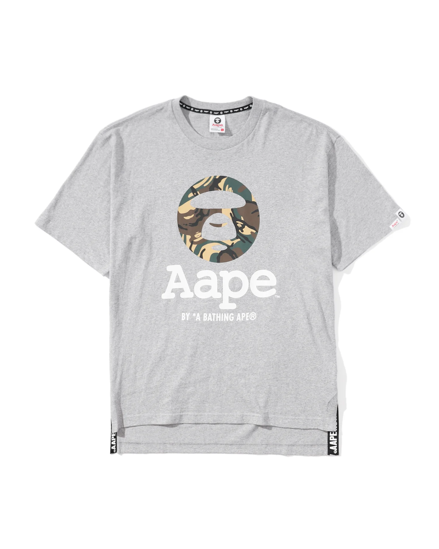 Drop hem logo print tee - Image 8
