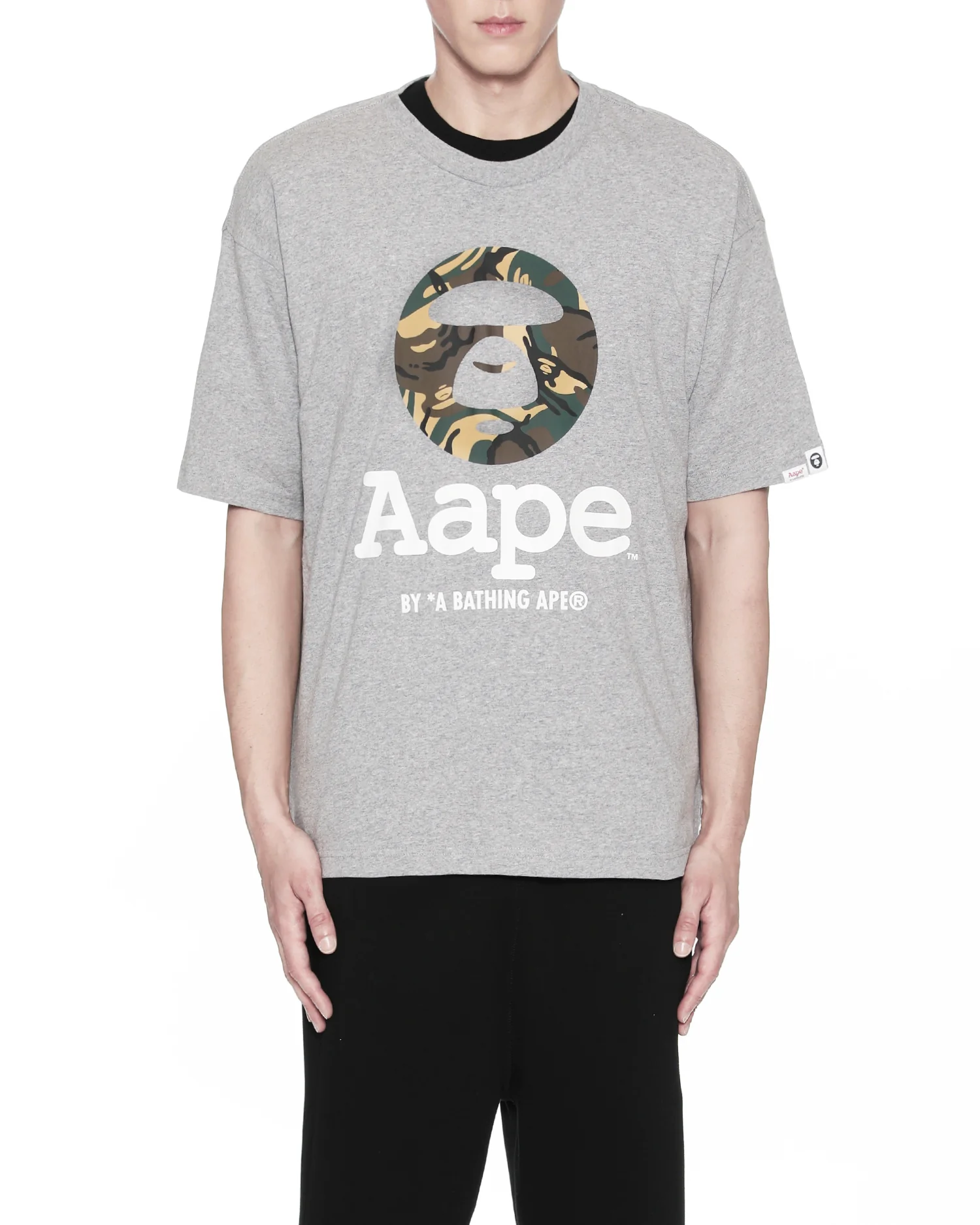 Drop hem logo print tee - Image 9