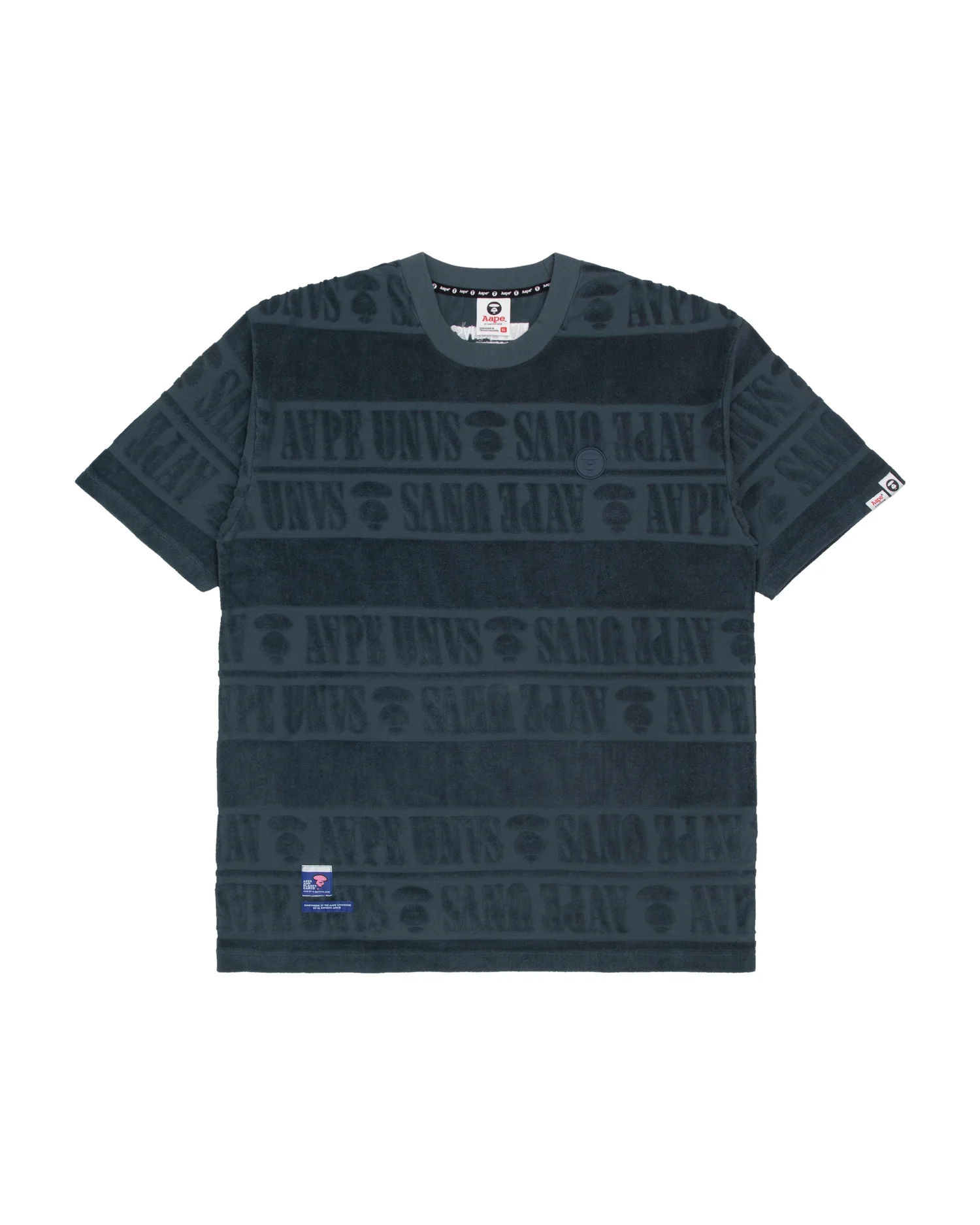 Moonface embroidered fleece tee
