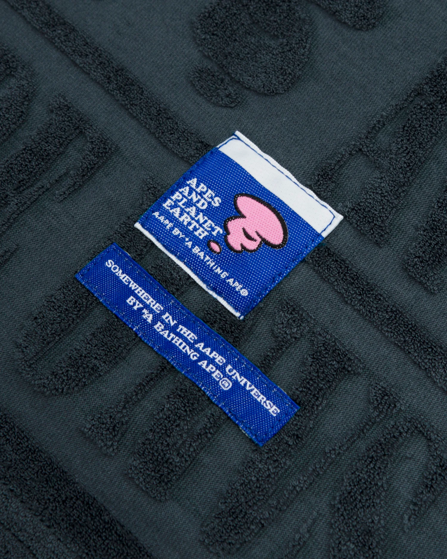 Moonface embroidered fleece tee - Image 4