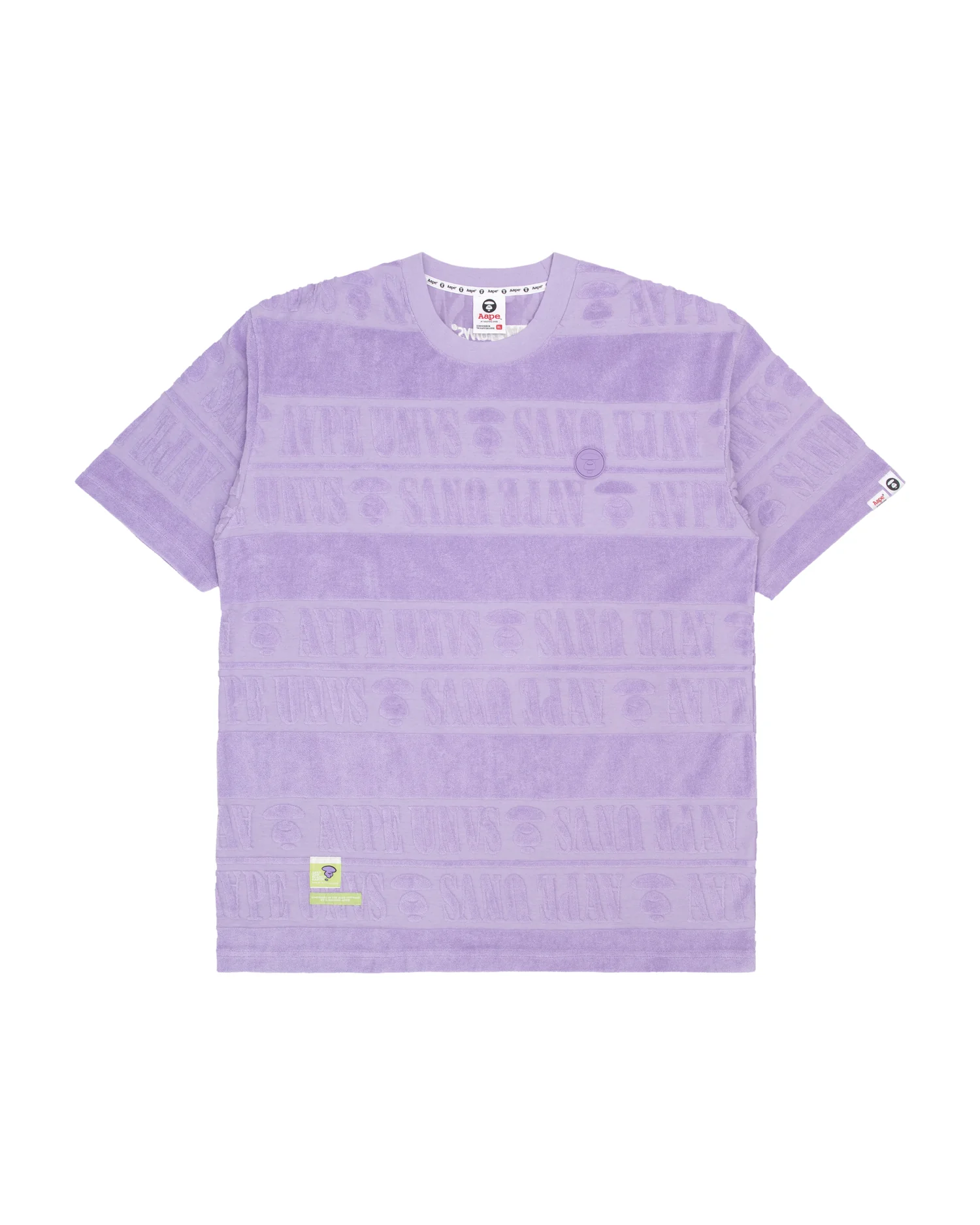 Moonface embroidered fleece tee - Image 6