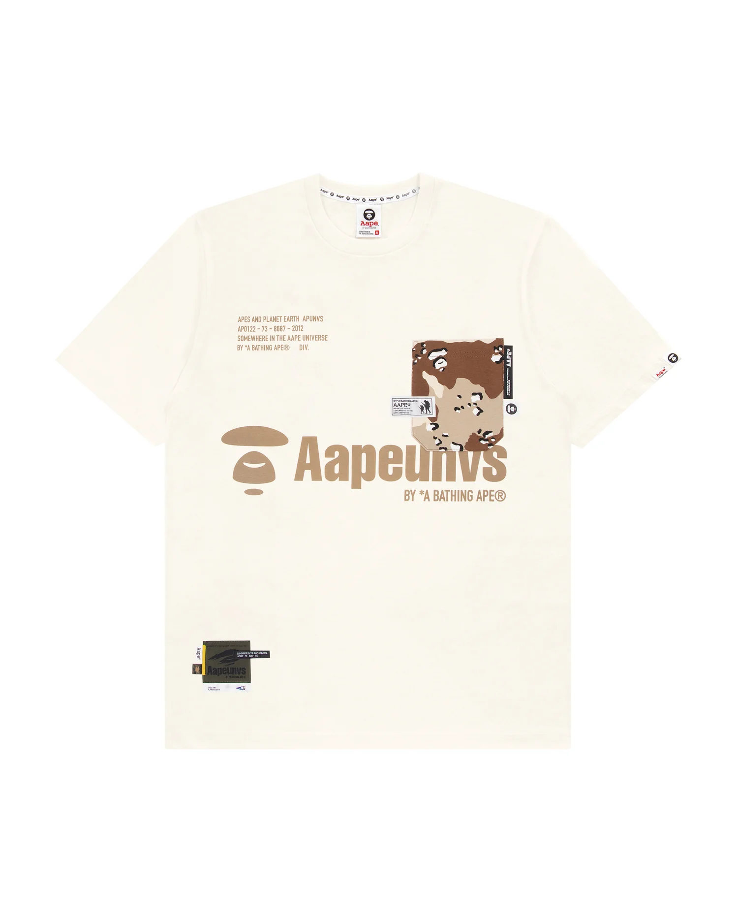 Moonface chest pocket tee - Image 6