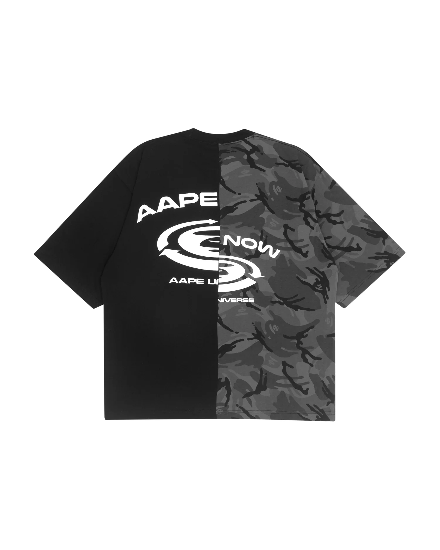 Moonface camo colour blocked tee - Image 7