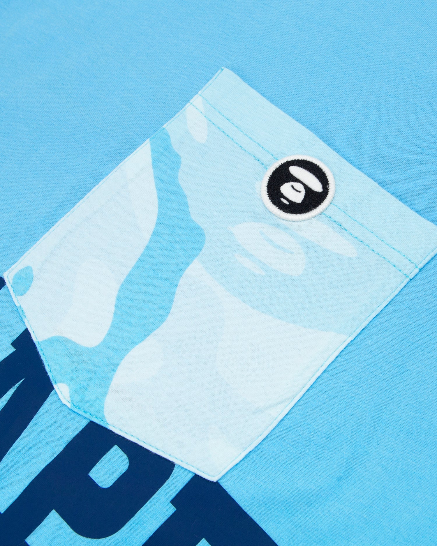 Moonface chest pocket tee - Image 19