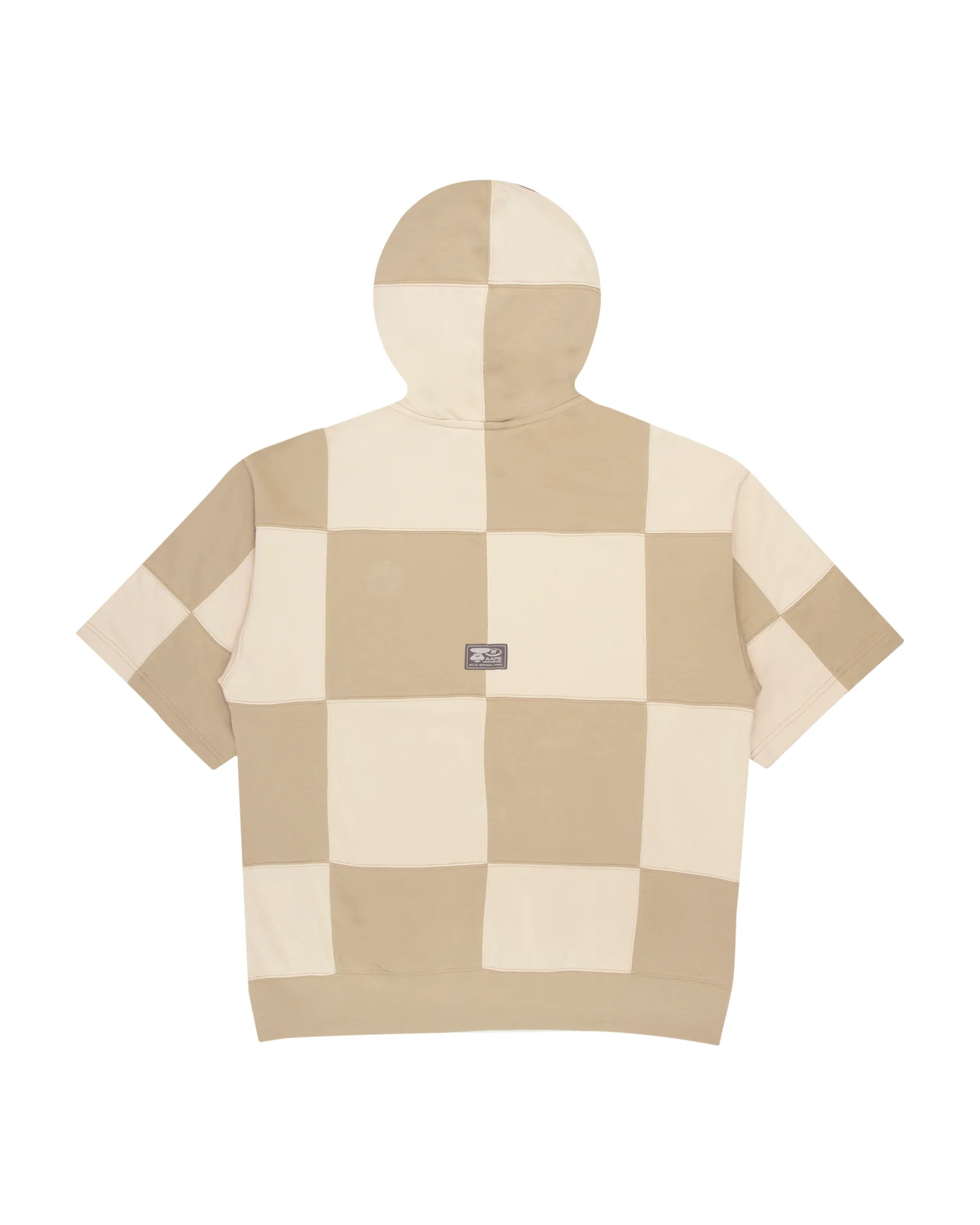 Moonface check S/S hoodie - Image 2