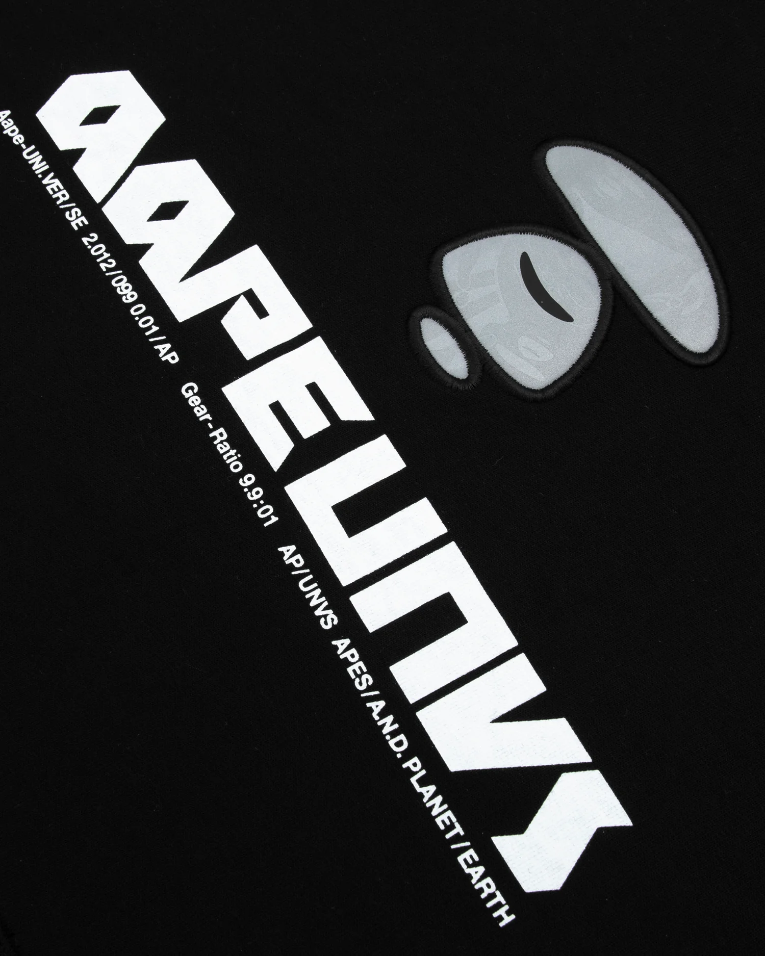Moonface short sleeve hoodie - Image 4