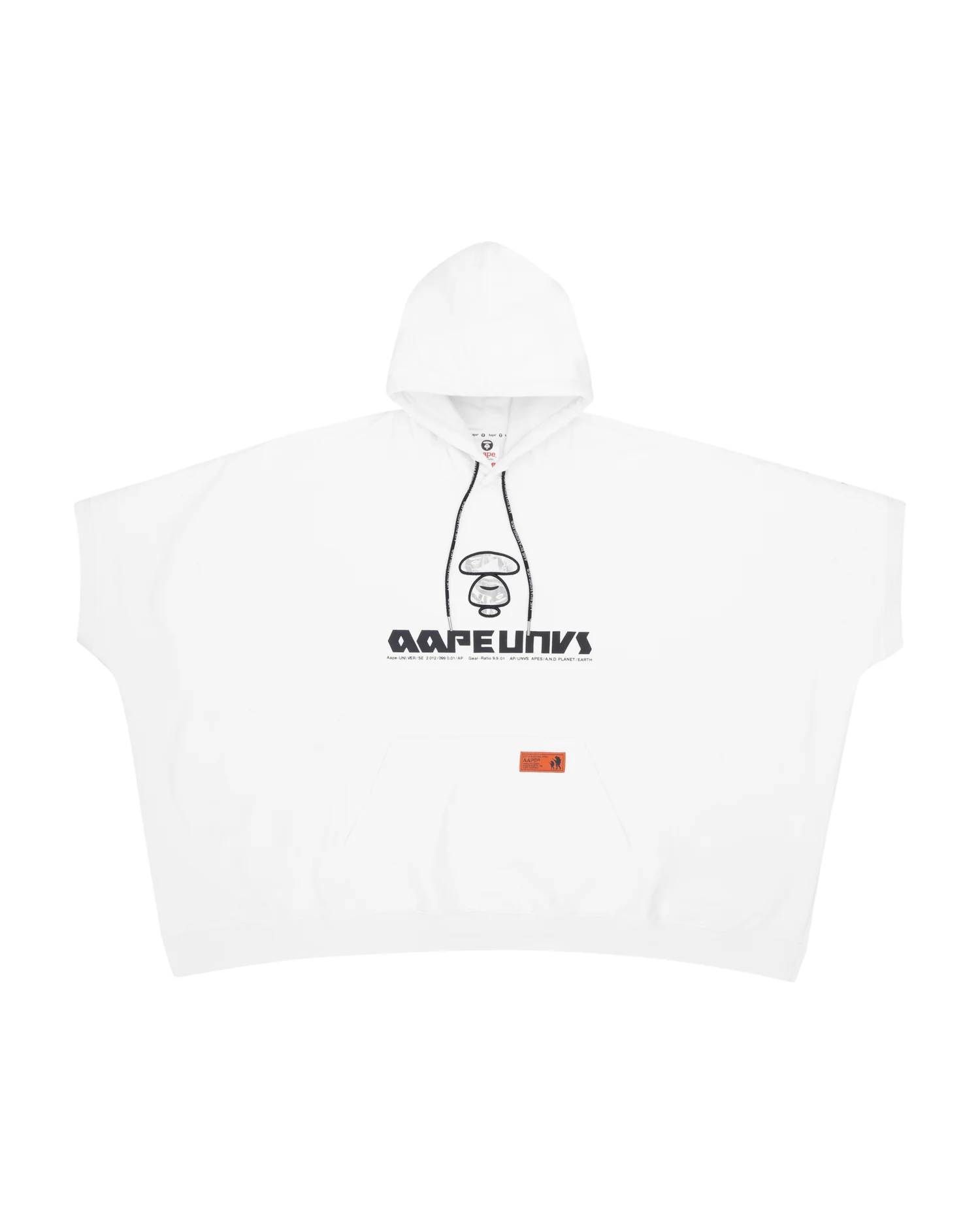 Moonface short sleeve hoodie - Image 6