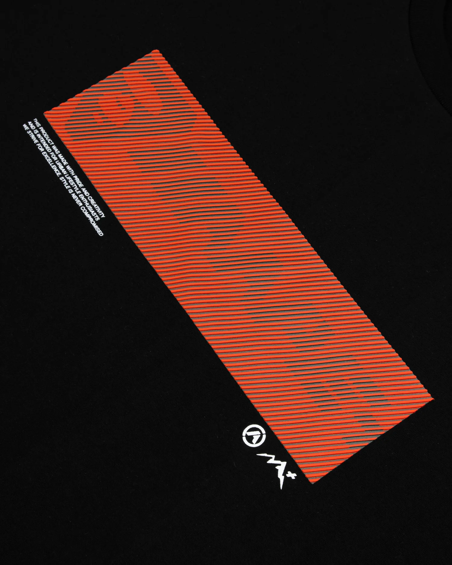 Moonface chest tape tee - Image 3