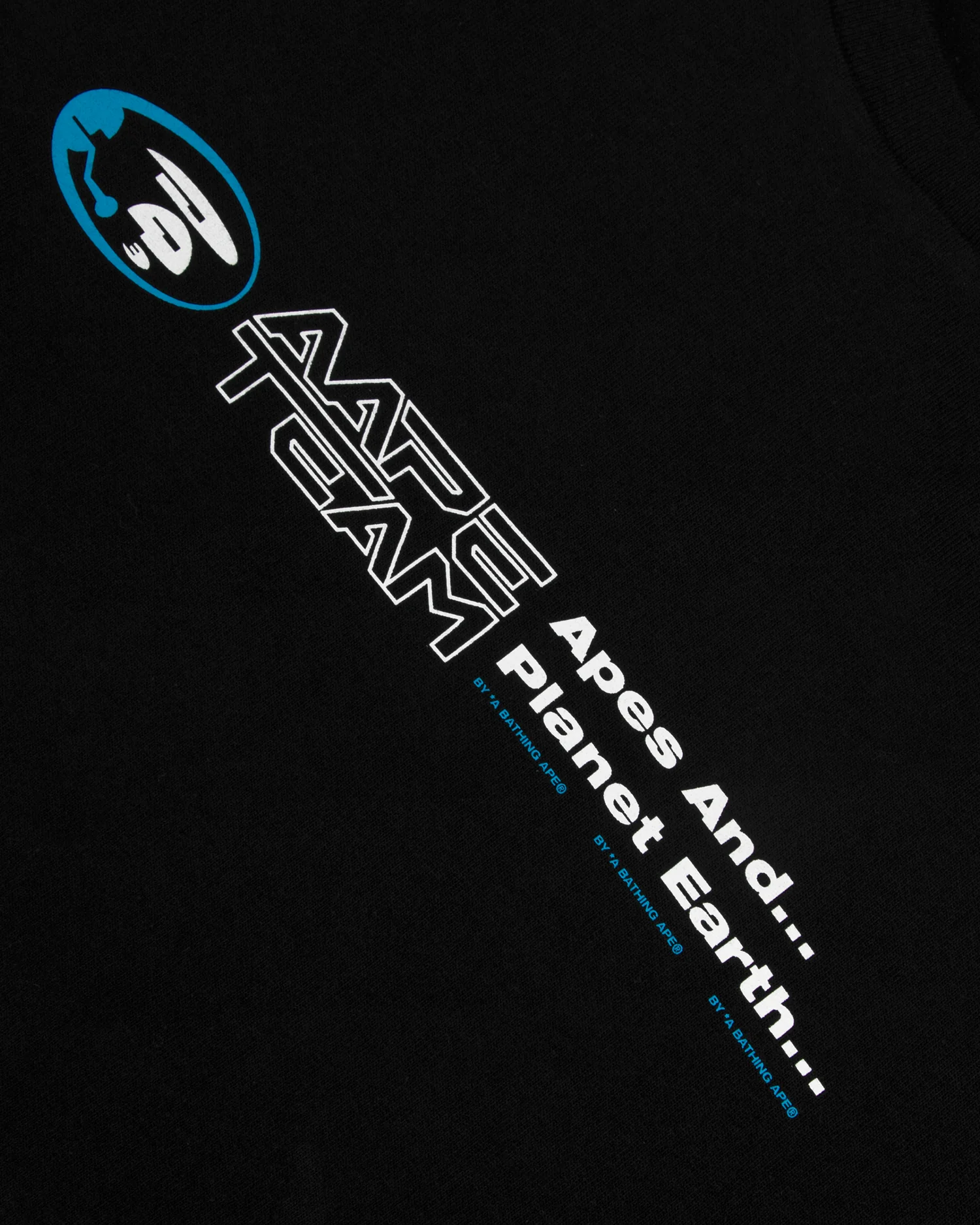 Moonface graphic print tee - Image 3