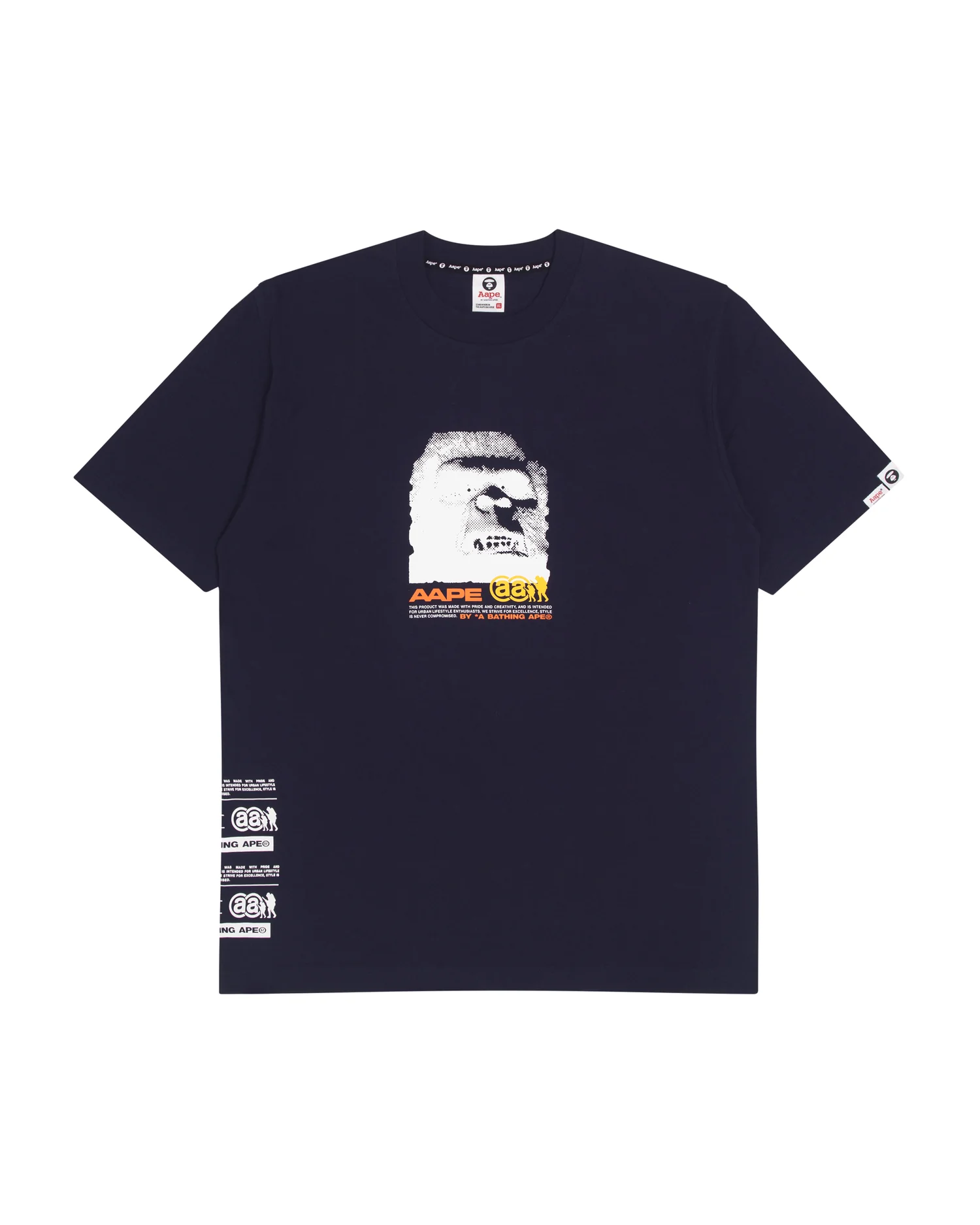 Moonface graphic printed tee