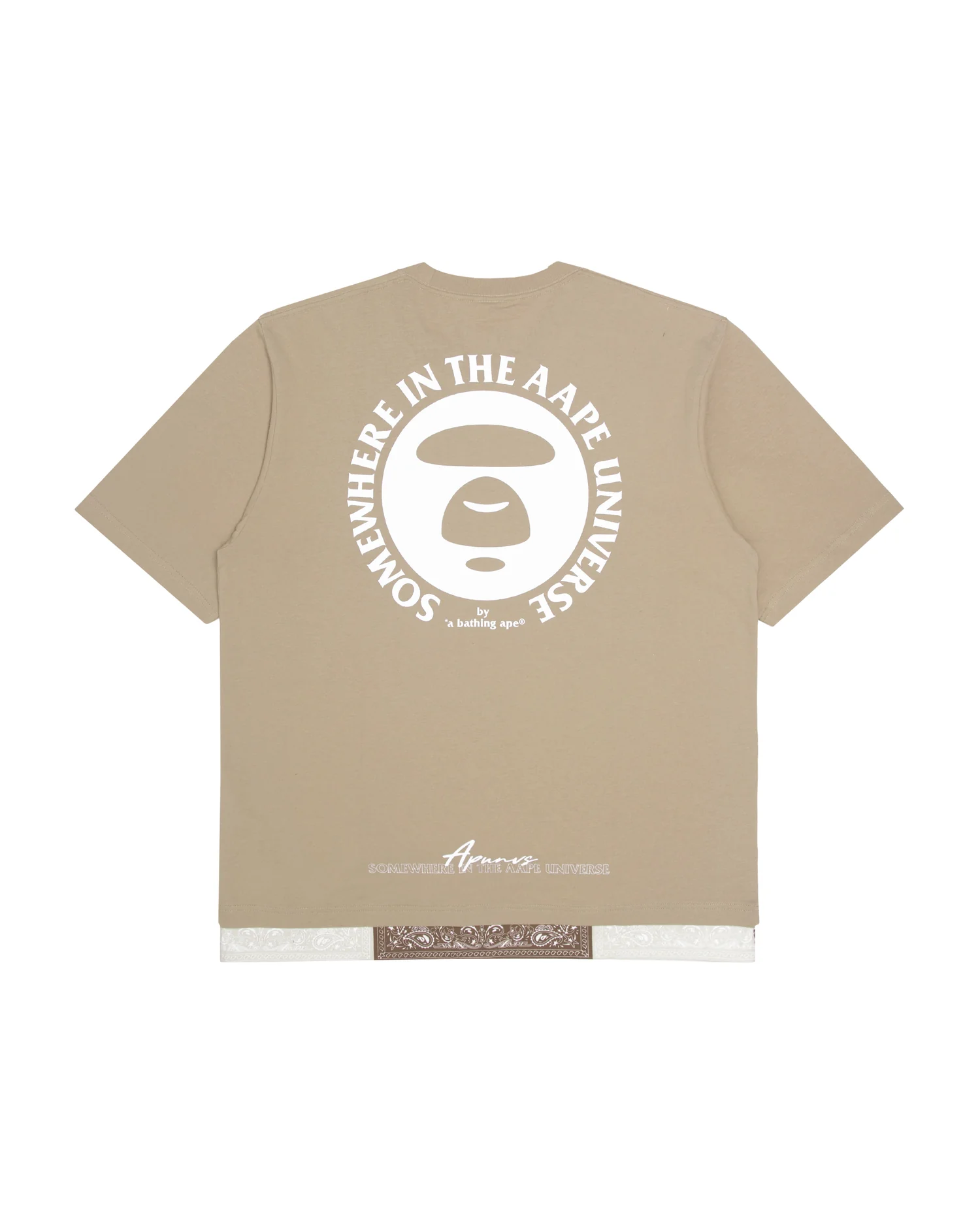 Moonface paisley hem tee - Image 2
