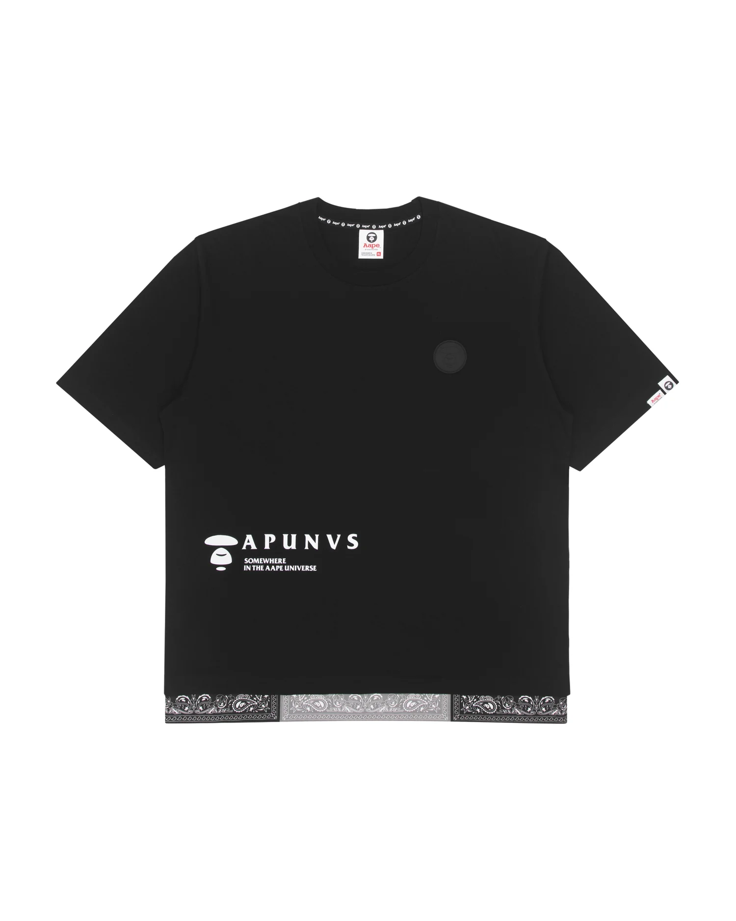 Moonface paisley hem tee - Image 6