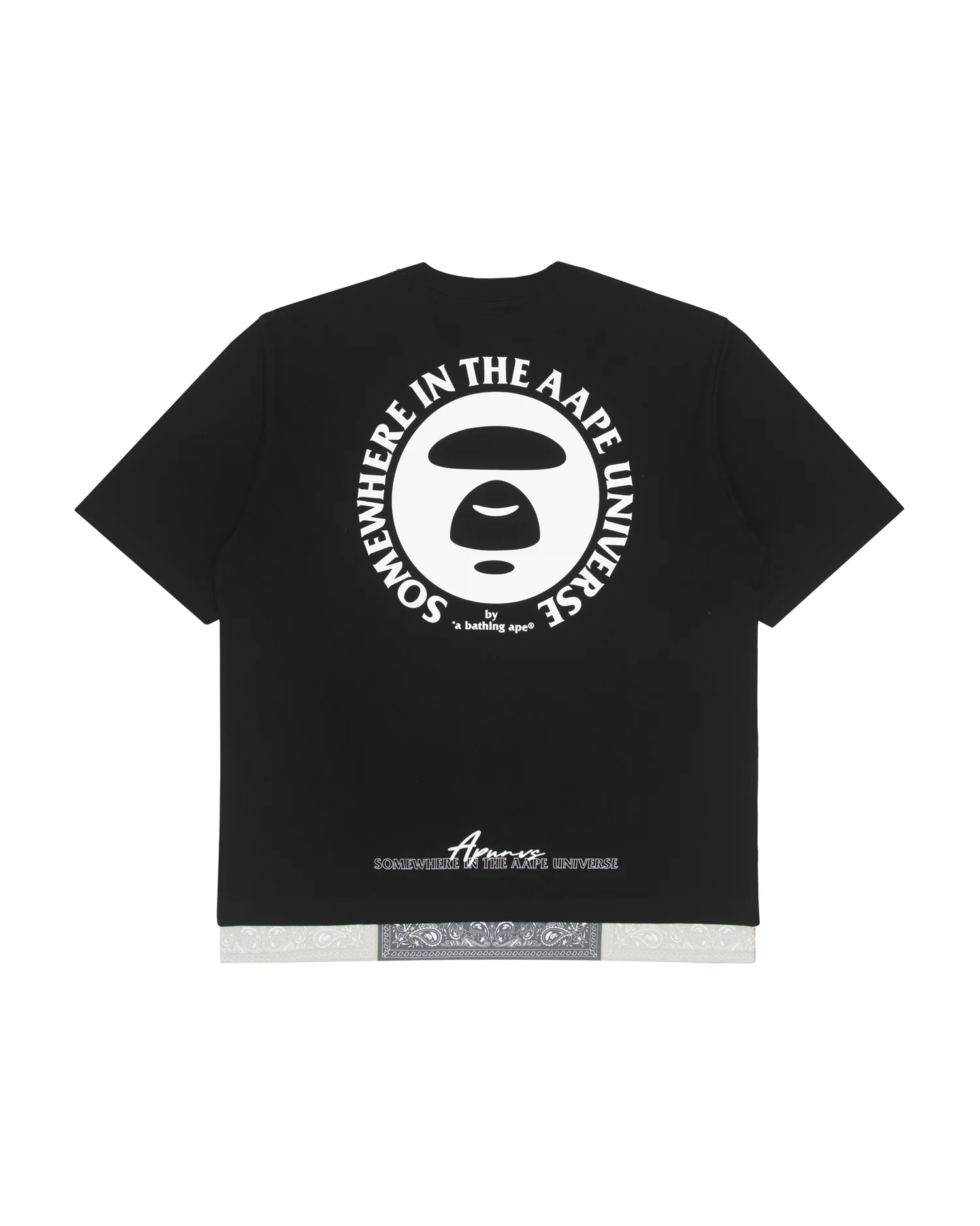 Moonface paisley hem tee - Image 7