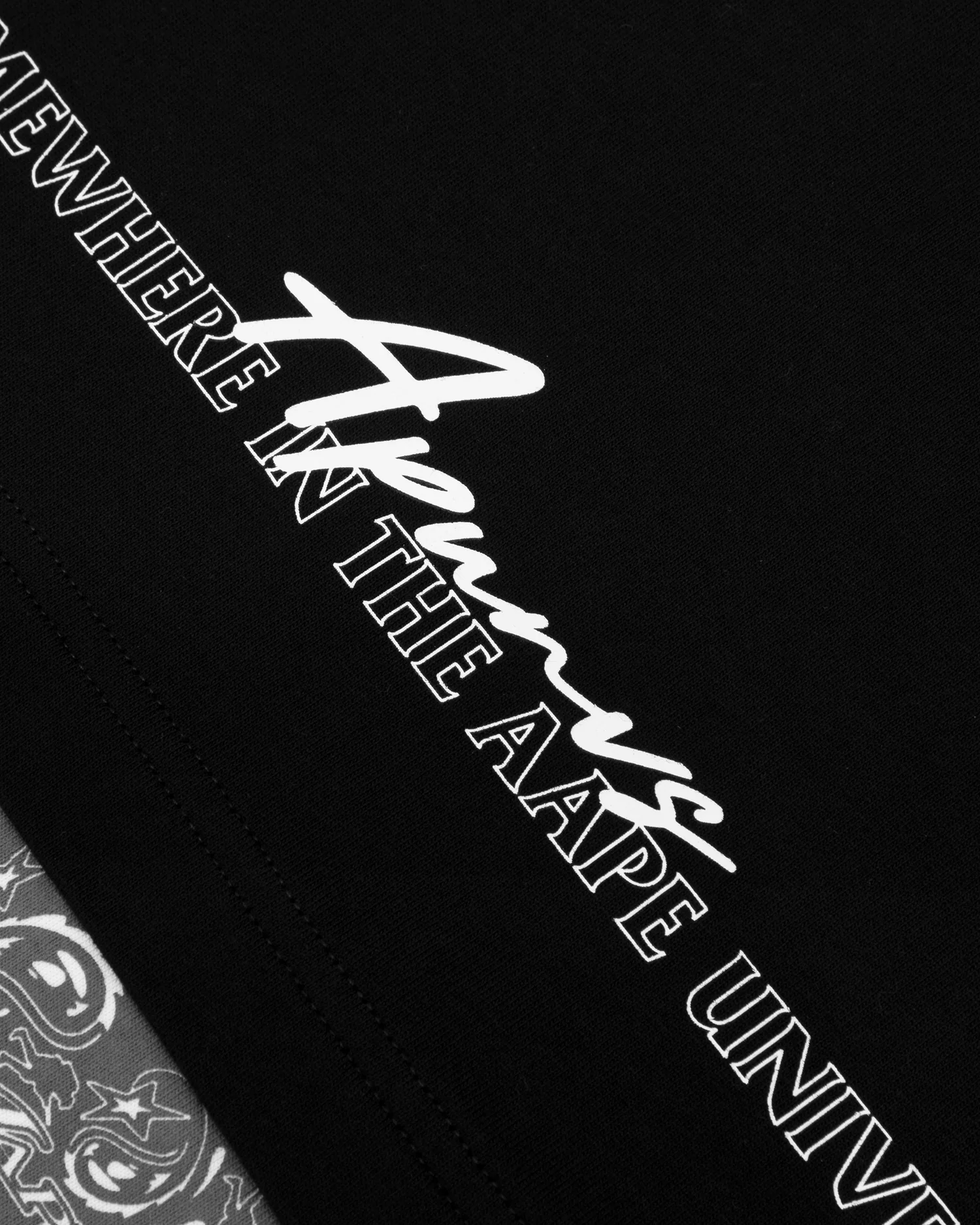 Moonface paisley hem tee - Image 9