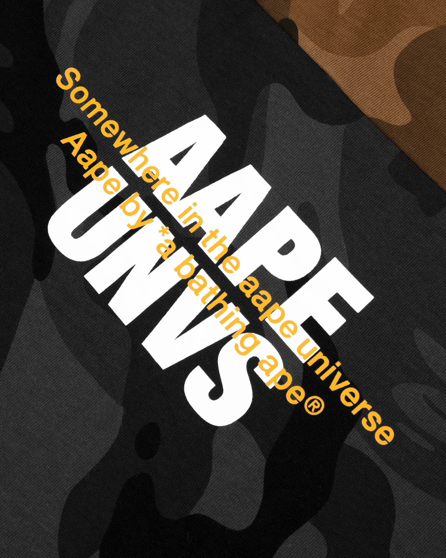 Colour block camo print tee - Image 8