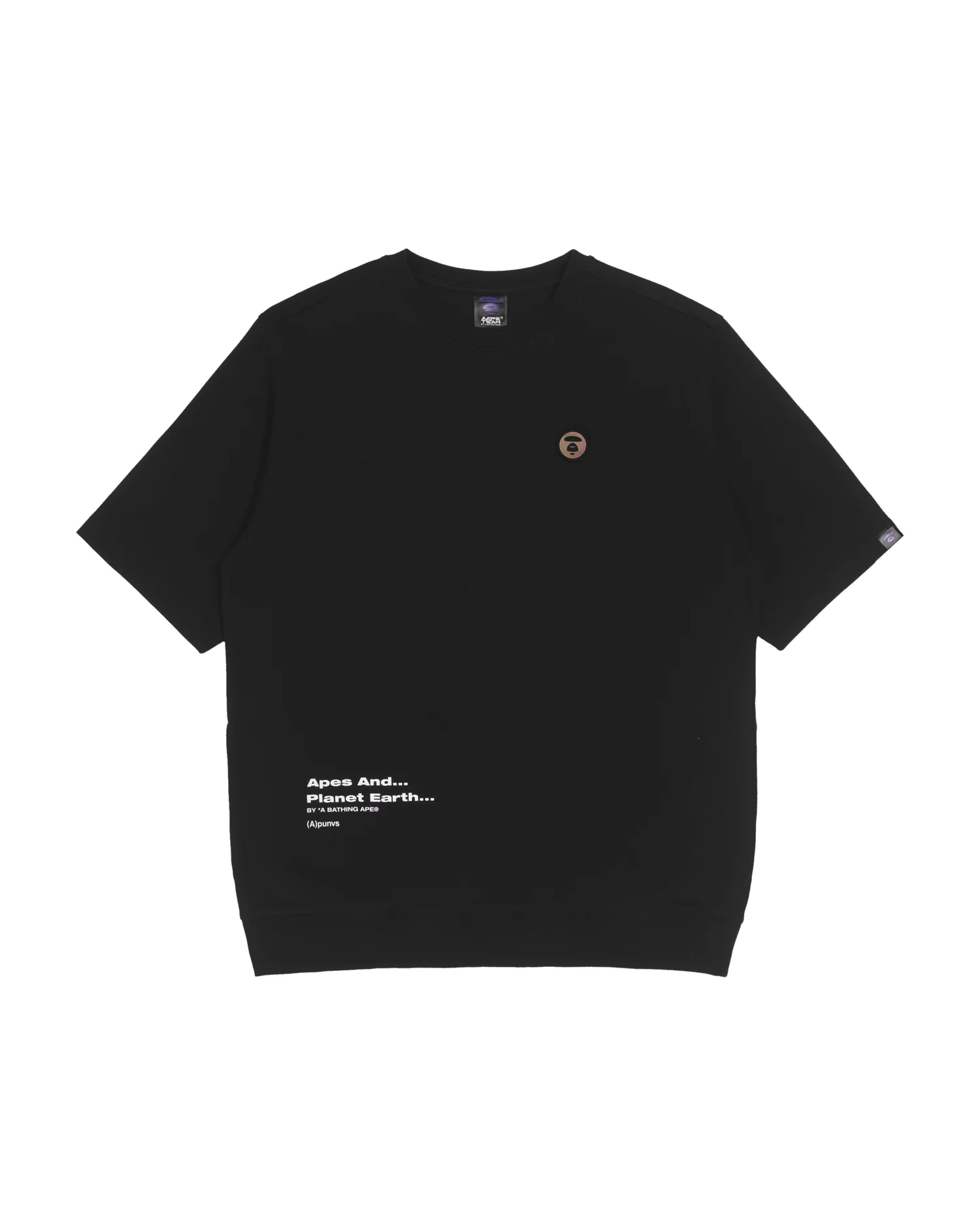 Moonface patch relaxed tee