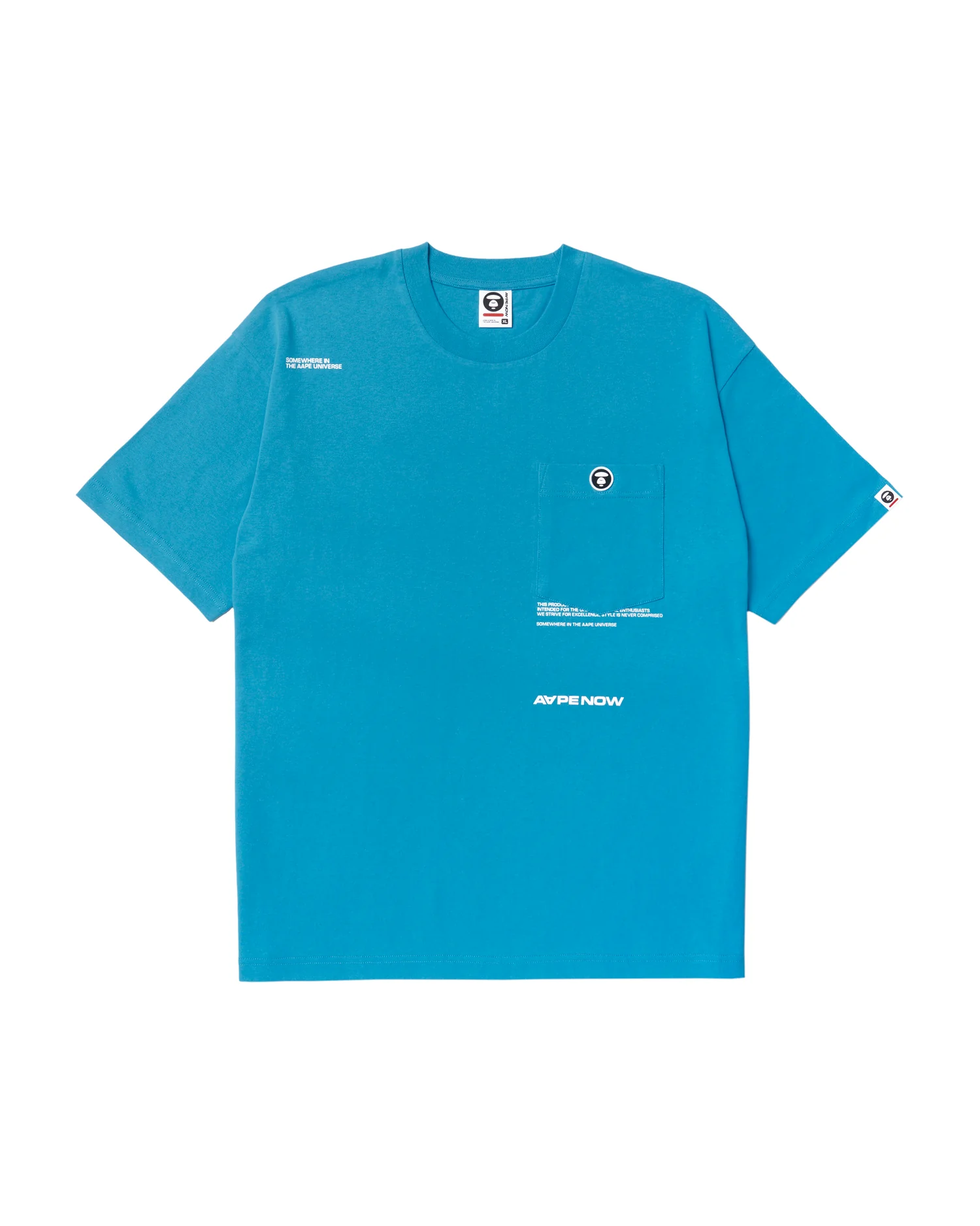 Moonface chest pocket tee - Image 11
