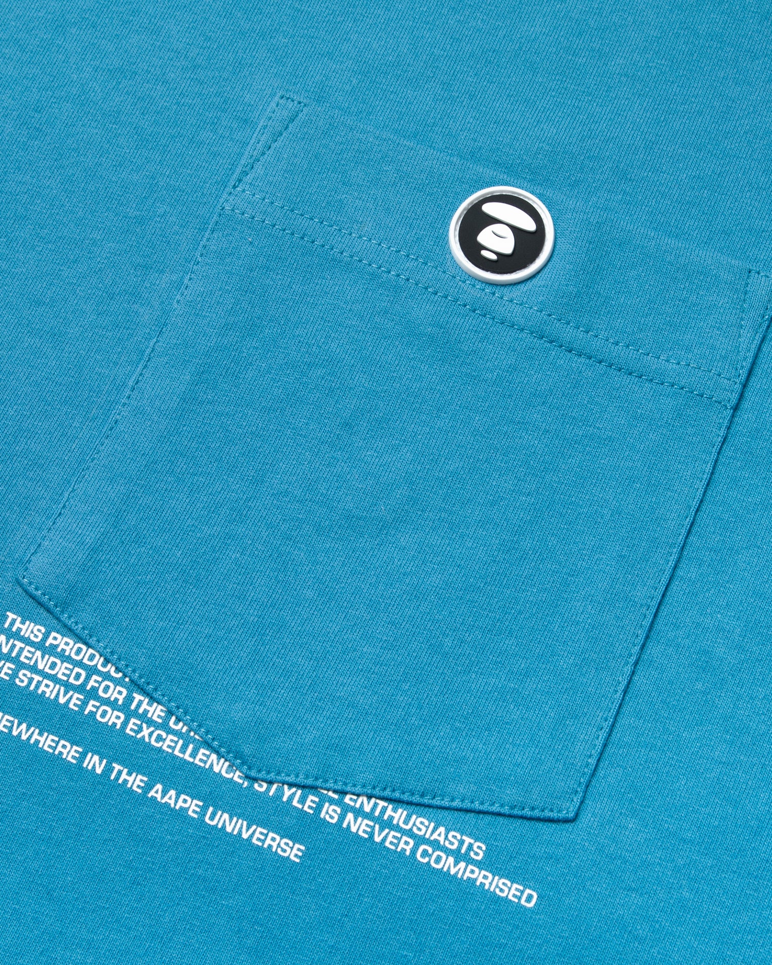 Moonface chest pocket tee - Image 13