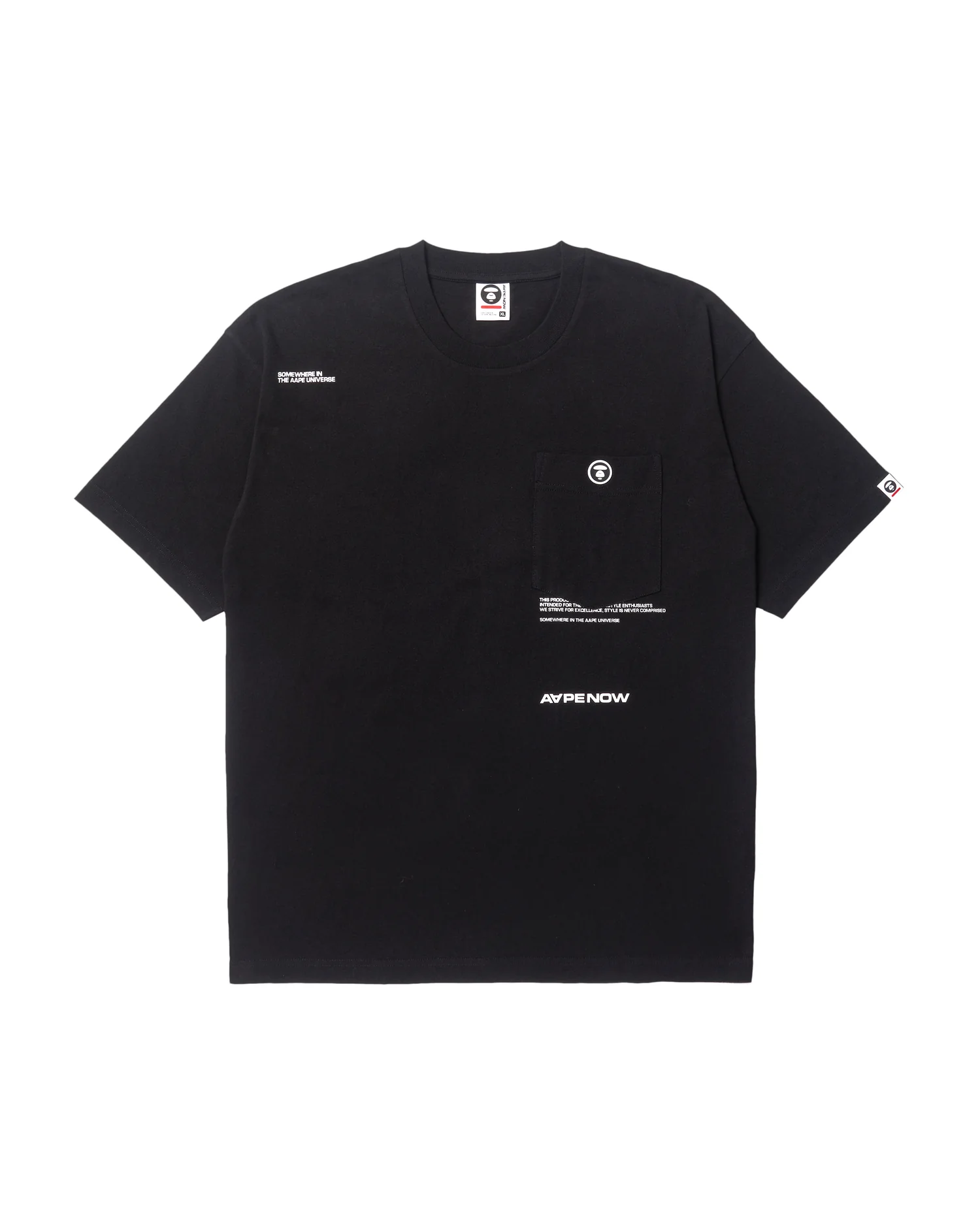 Moonface chest pocket tee - Image 6