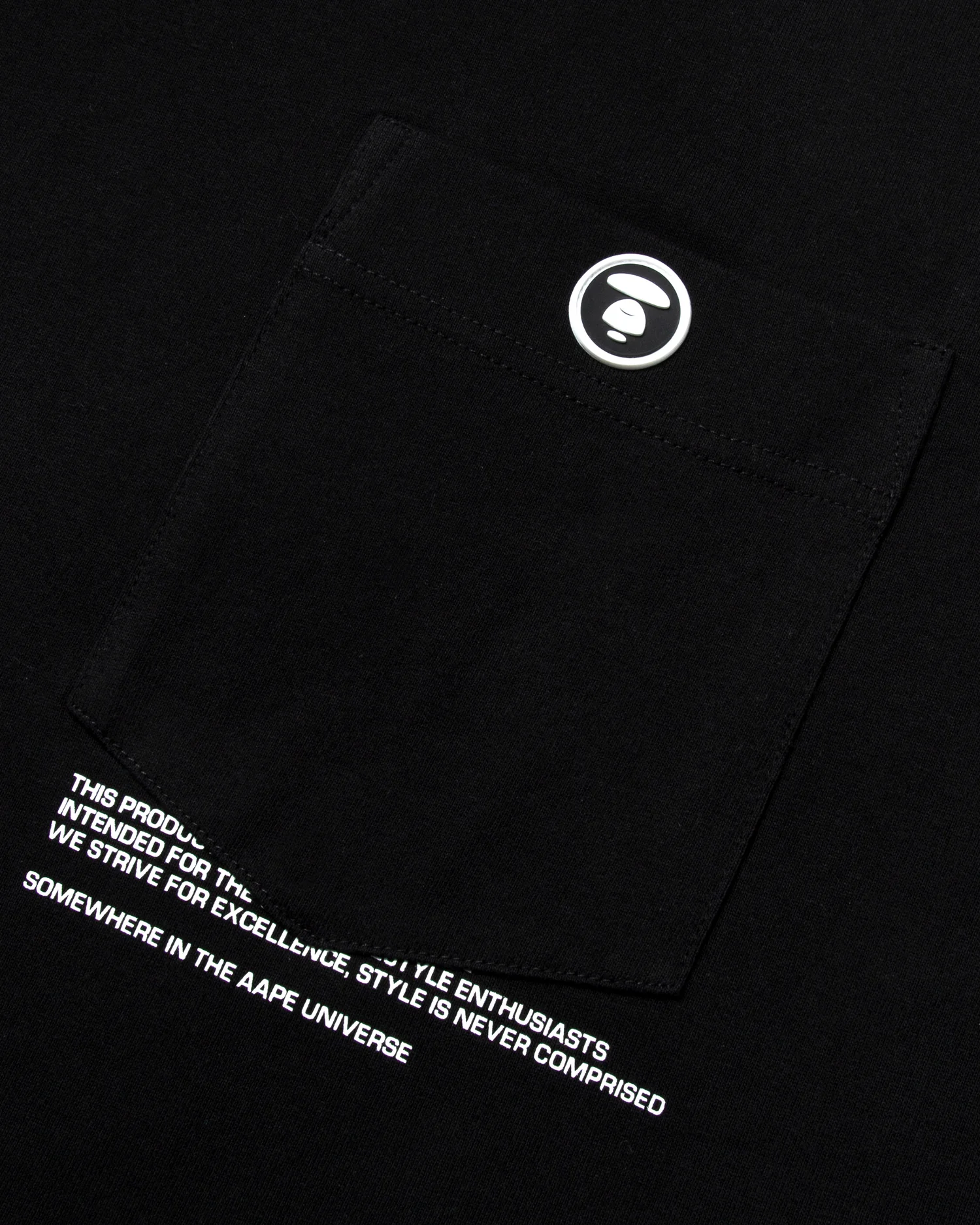 Moonface chest pocket tee - Image 8