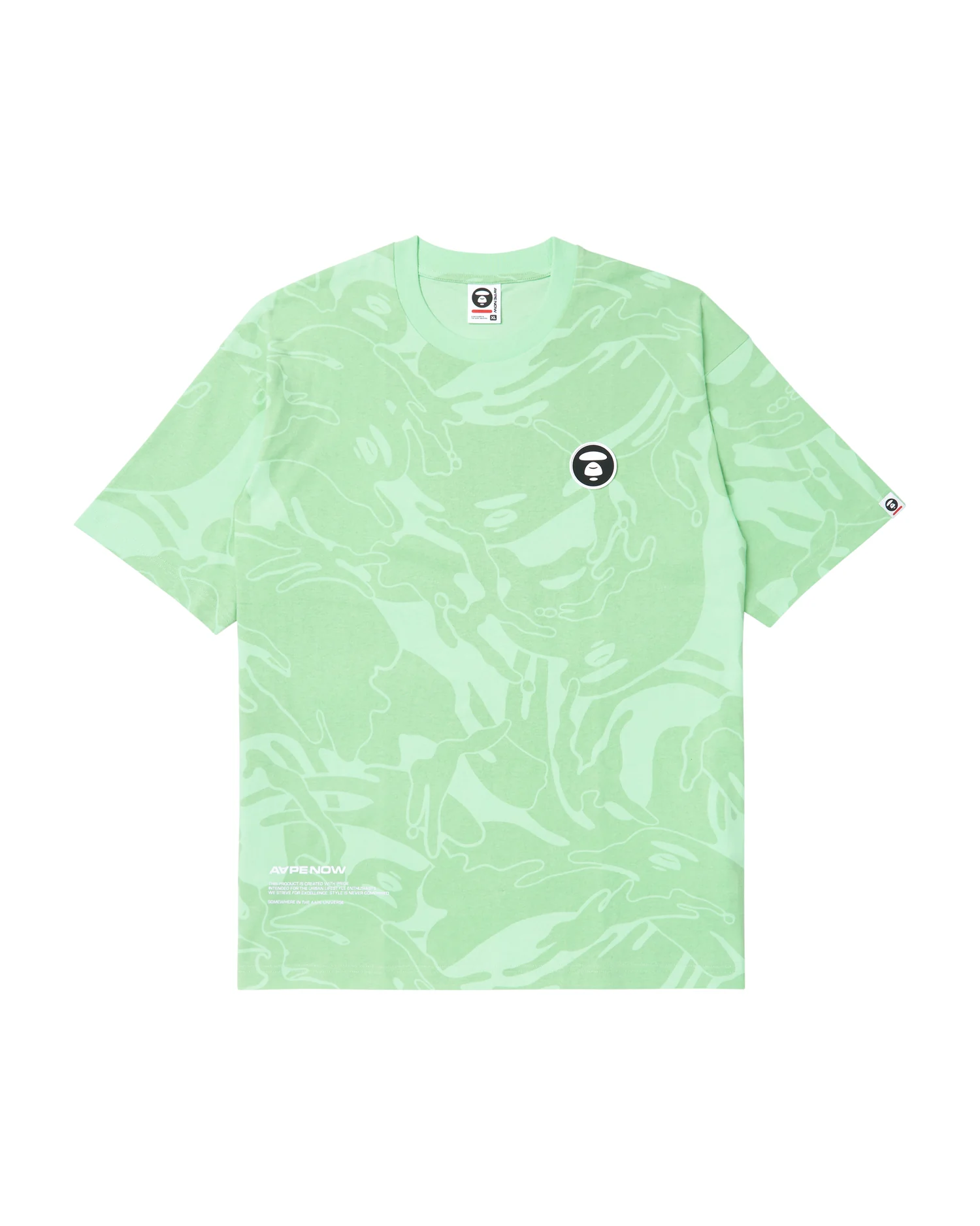 AAPENOW Moonface camo printed tee - Image 11